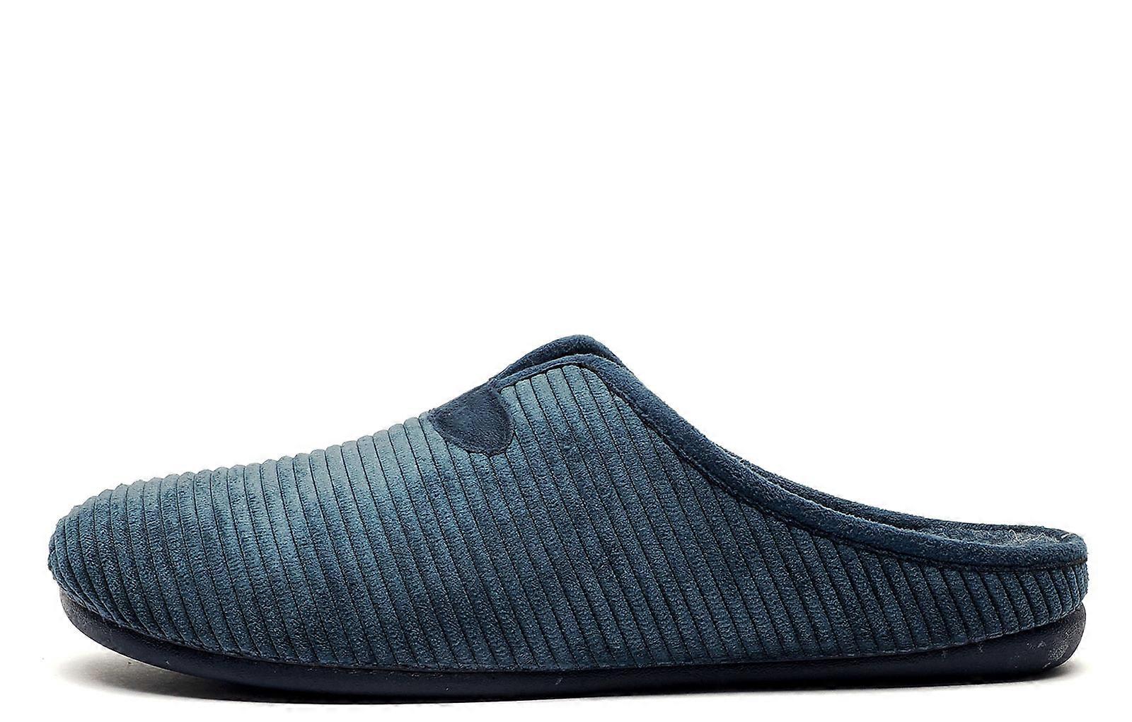 Cotswold Classic Luxe Mule Slippers Navy