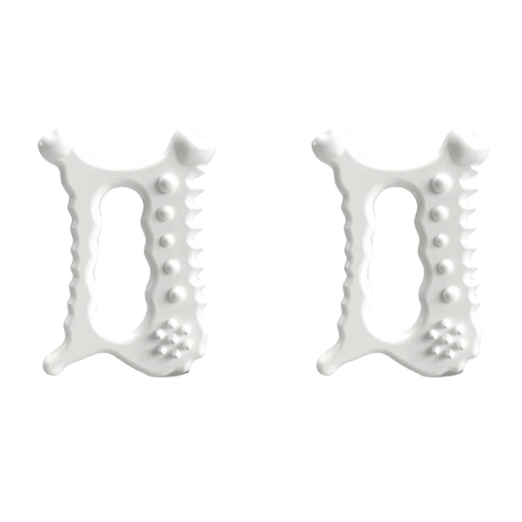 Gua Sha Ceramic Scraper Tool Set, 2 Piece, Korean Face Massager and Head Massager, Without Bag