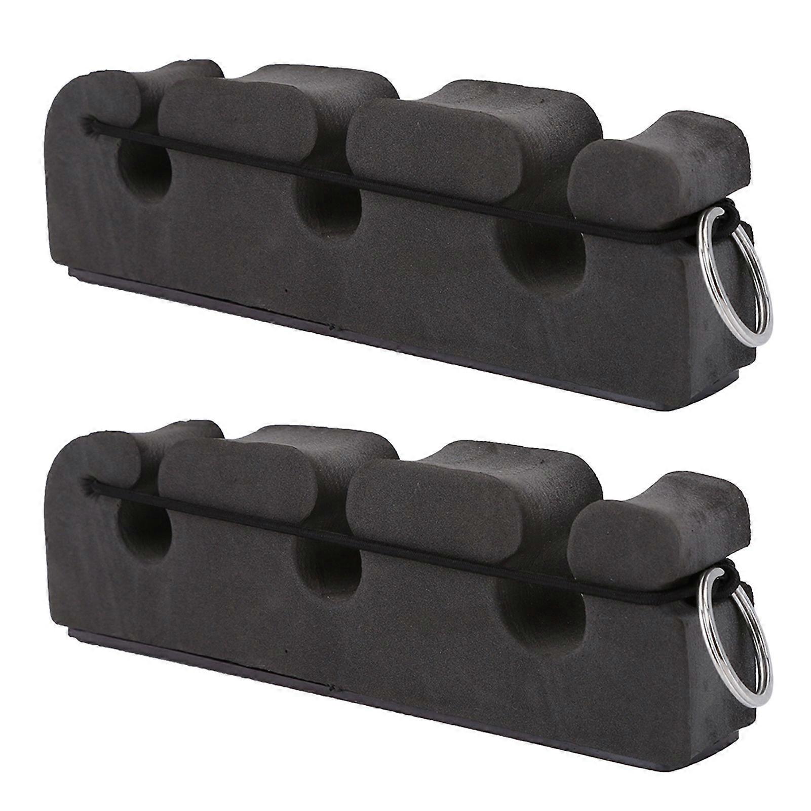 2Pcs Portable Magnetic Density Foam Fly Fishing Rod Holder Car Pole Stand Rack