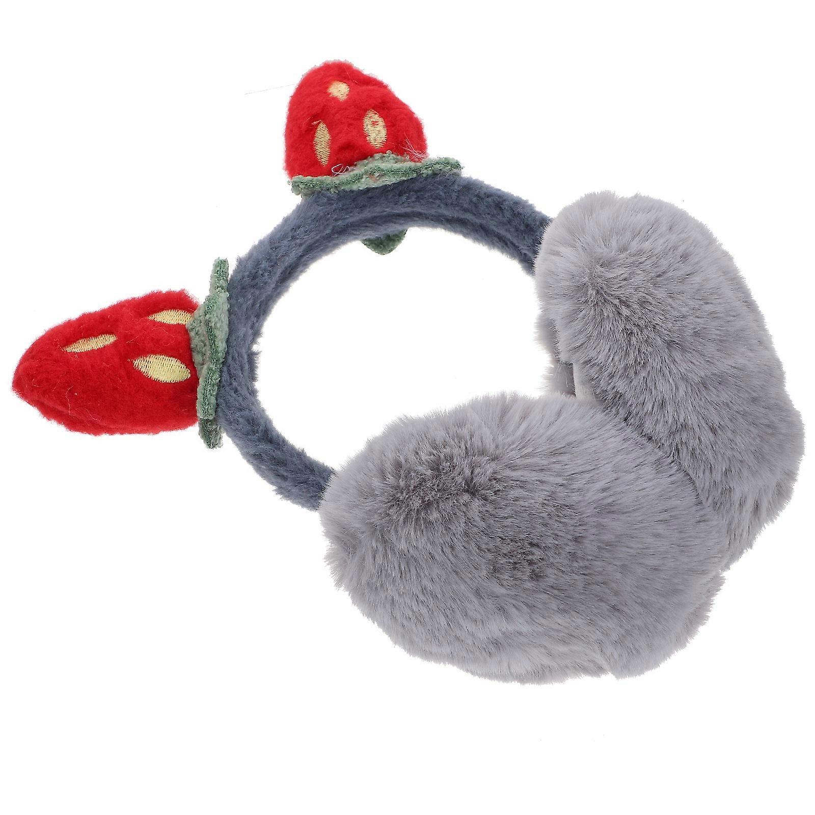 Earmuffs For Girls Earmuffs Winter Protection Fluff Abs Felt Acrylic Fiber 25X21X14CM 1Set