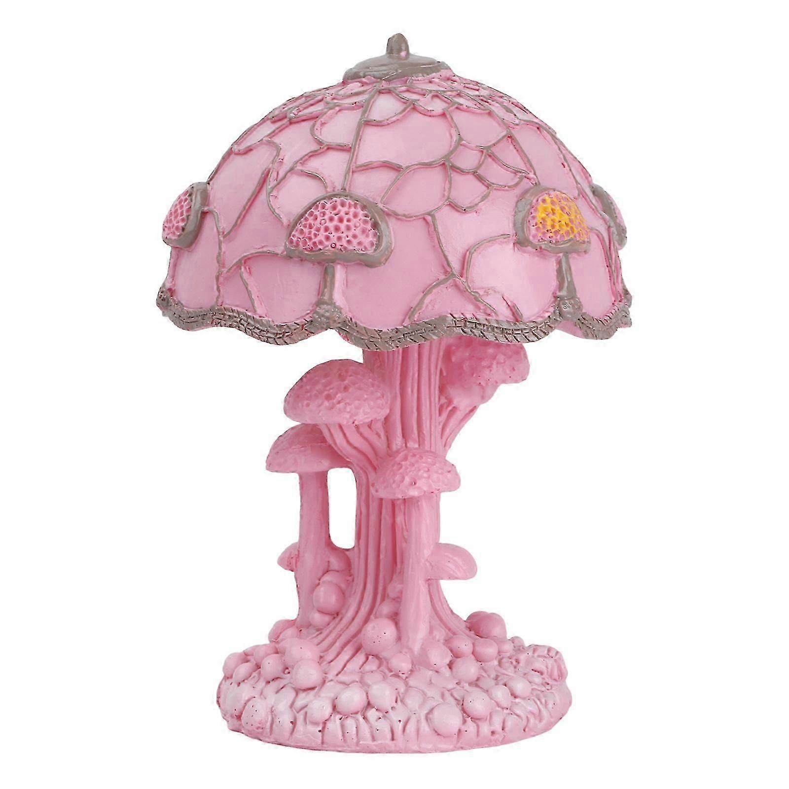 Mushroom Lamp Stained Table Lamps Flower Mushroom Snail Octopus Shape Desk Lamps