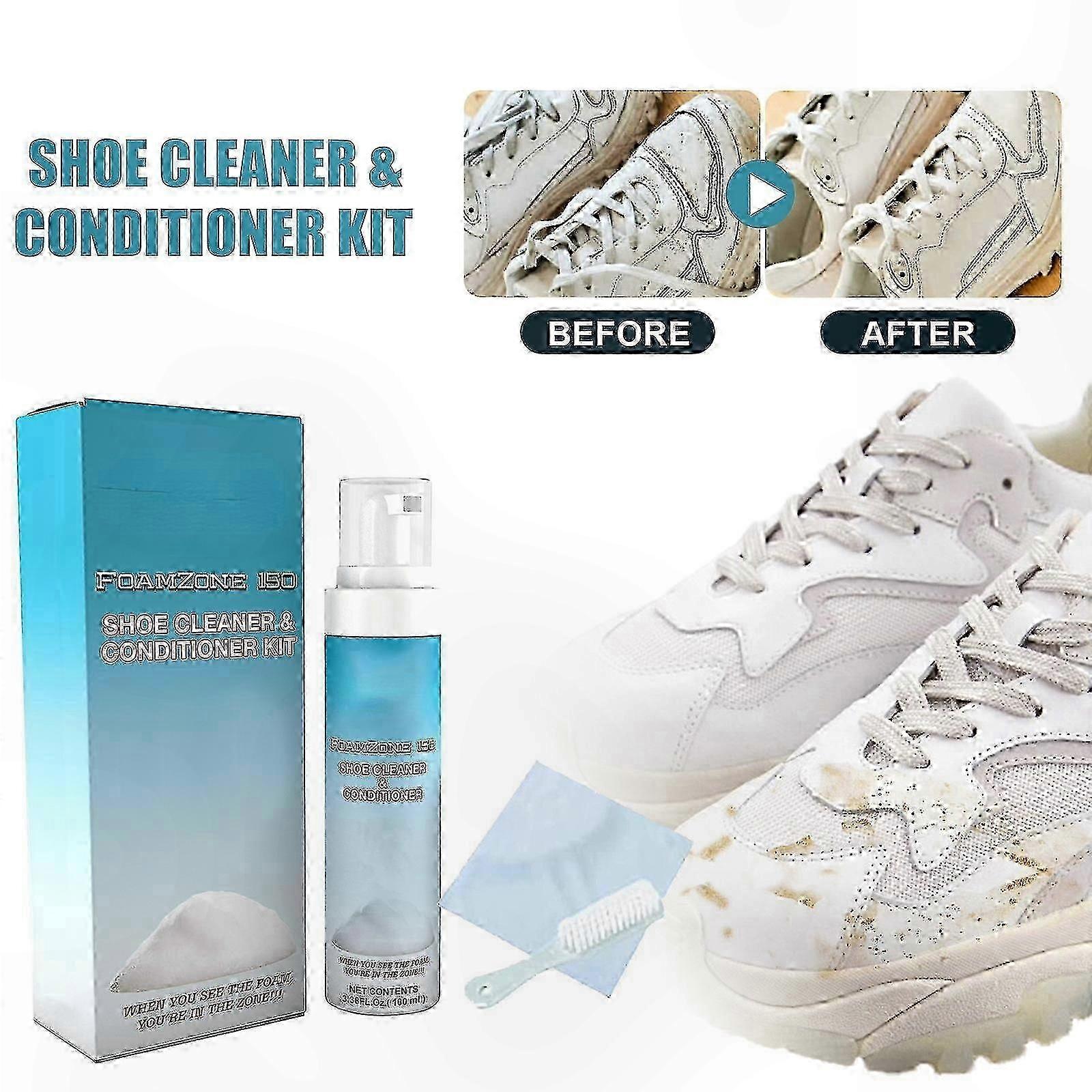 Foam Cleaner Kit for Shoes, 150ml Effective Formula for All Footwear Types