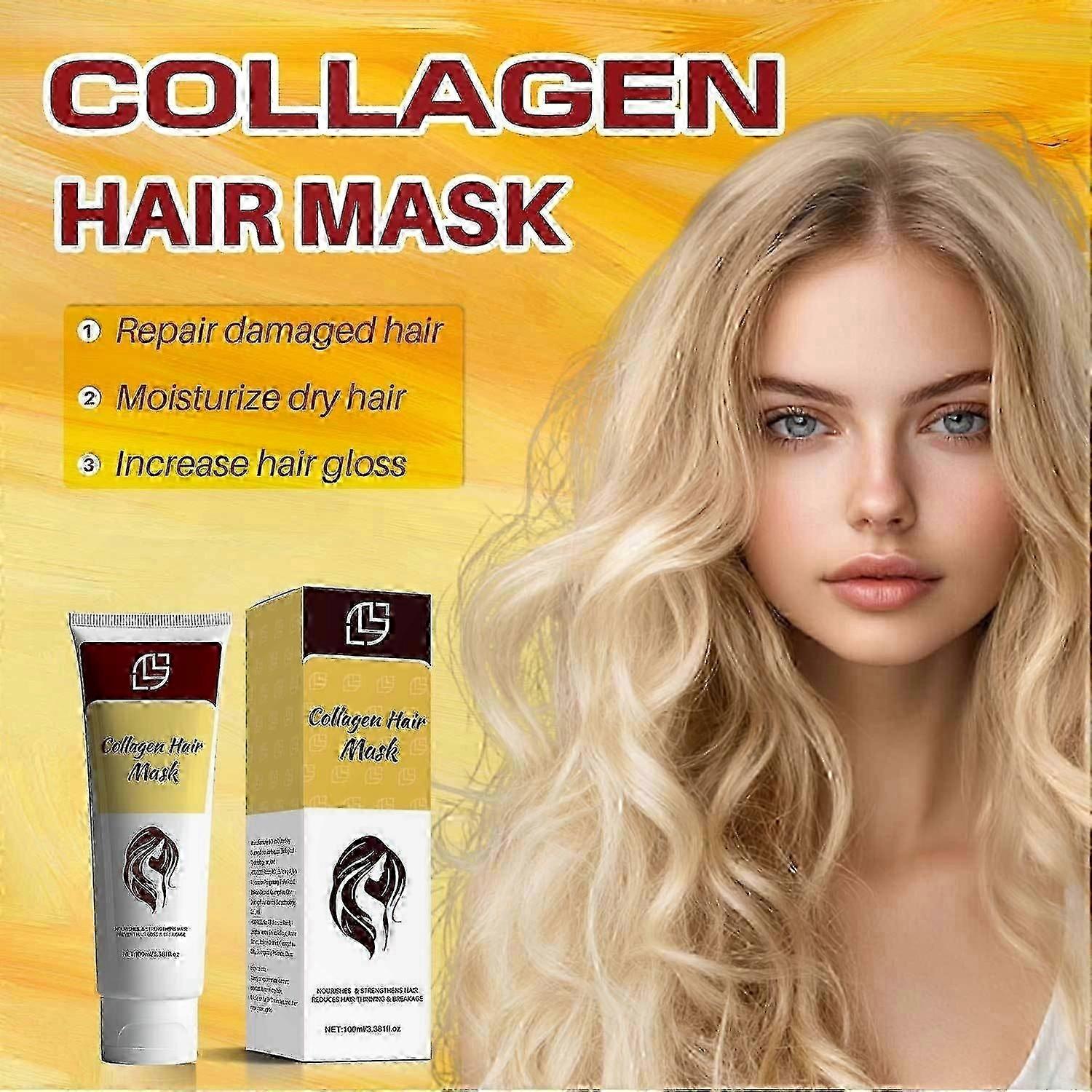 Moisturizing Hair Mask for All Types - Restores Damage, Enhances Shine, and Provides Hydration