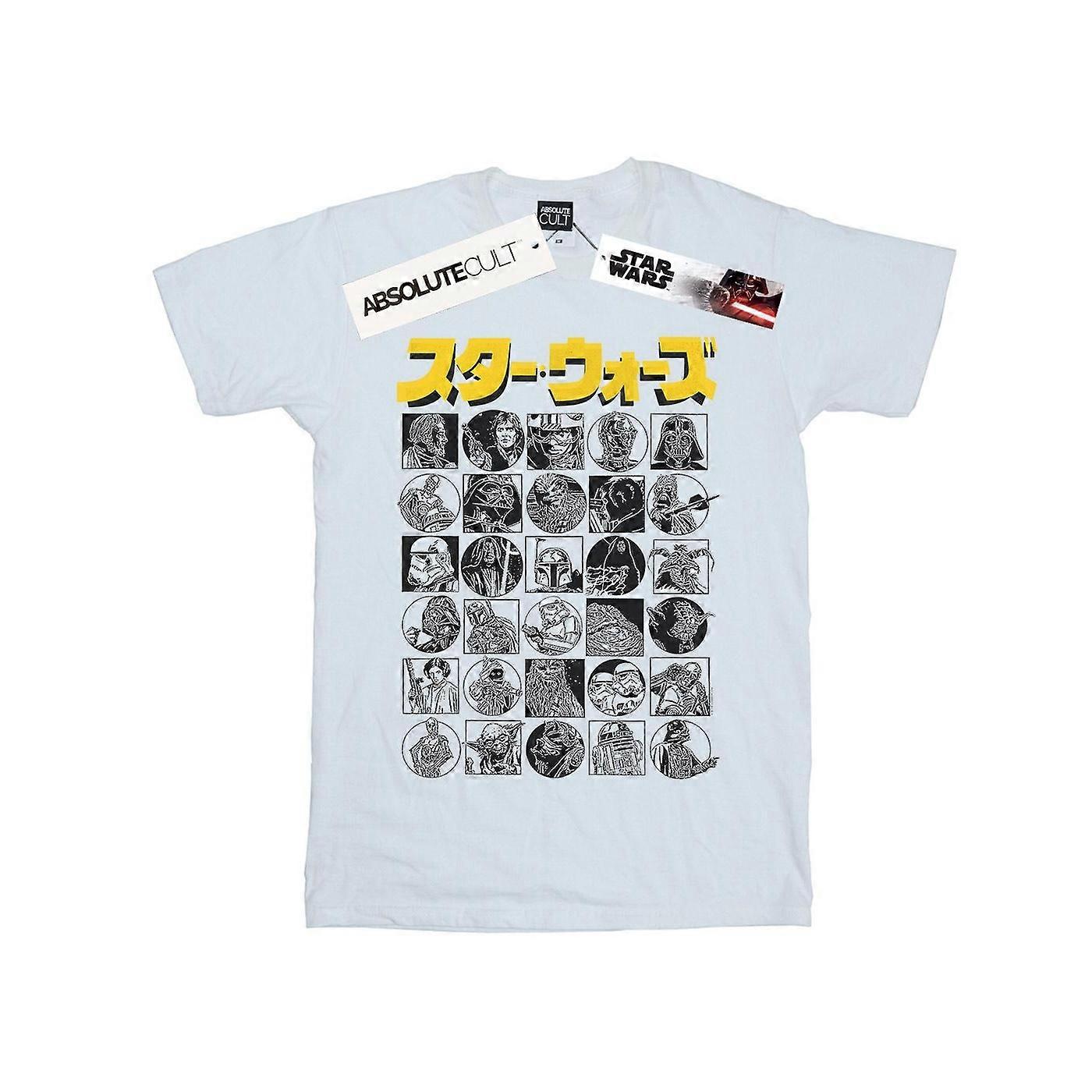 Star Wars Pánské japonské postavičky Miniatura Tričko