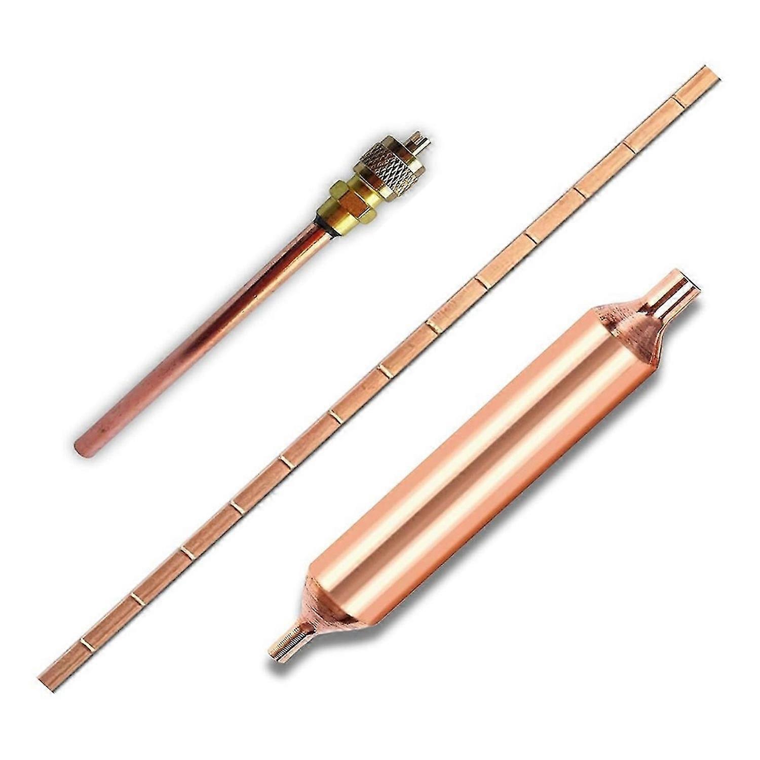 Refrigerator Filter Dryer with Access Service Valve,Phosphor Bronze Welding Rod for Refrigeration Ai