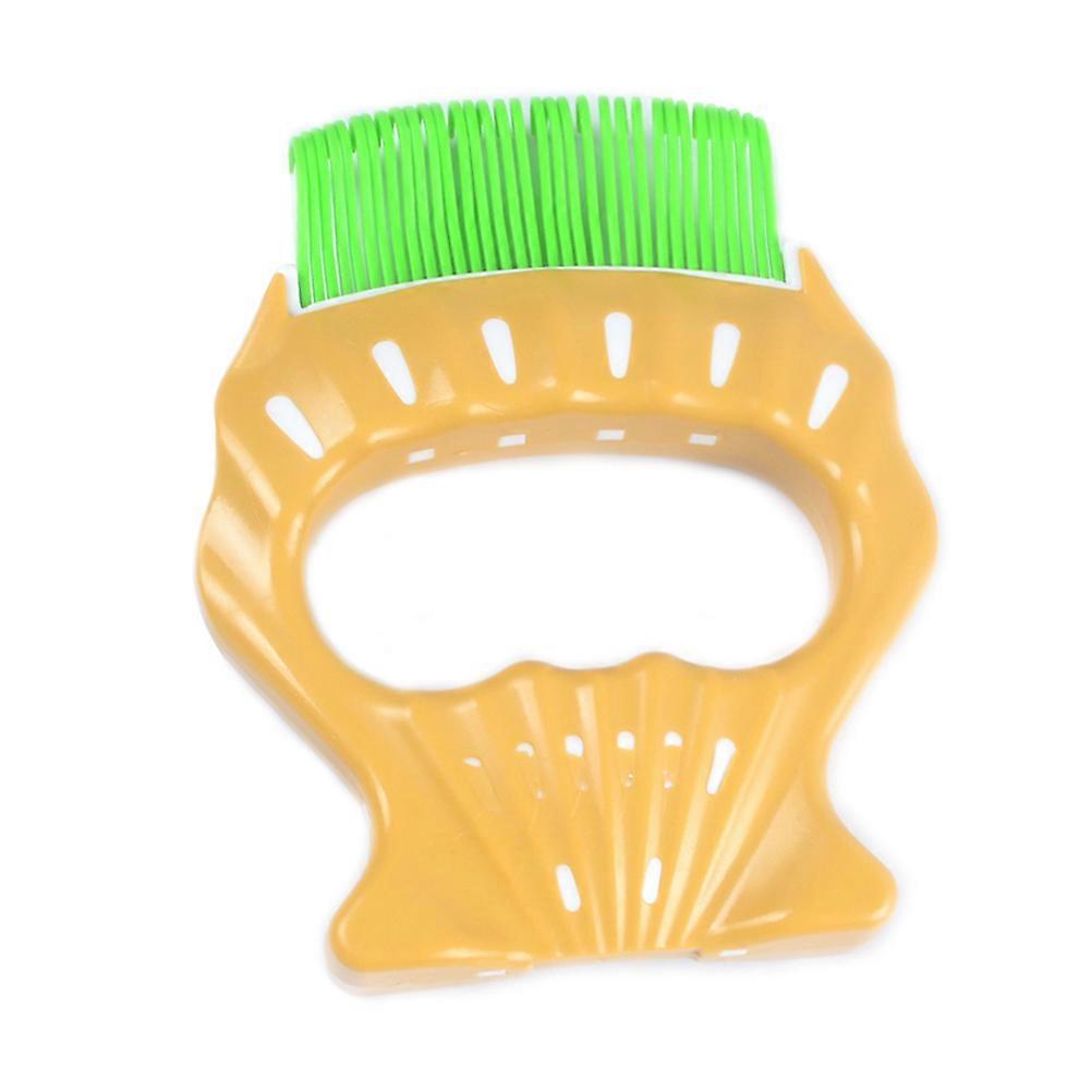 Rubber Comb Pet Brush for Hairdressing 2Pcs Comb with Shell Design