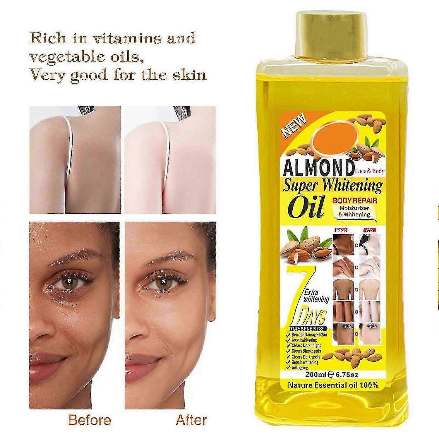Super Whitening Öl Super Whitening Öl zur Aufhellung 200ml Flye3497