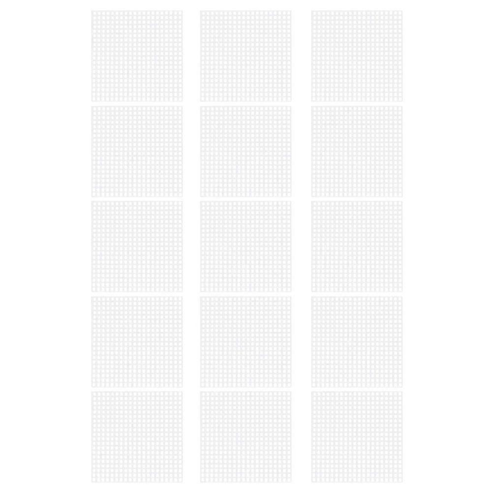 25pcs πλαστικό φύλλο καμβά πλέγματος σταυρό βελονιά ράβοντας πλαστικά φύλλα καμβά
