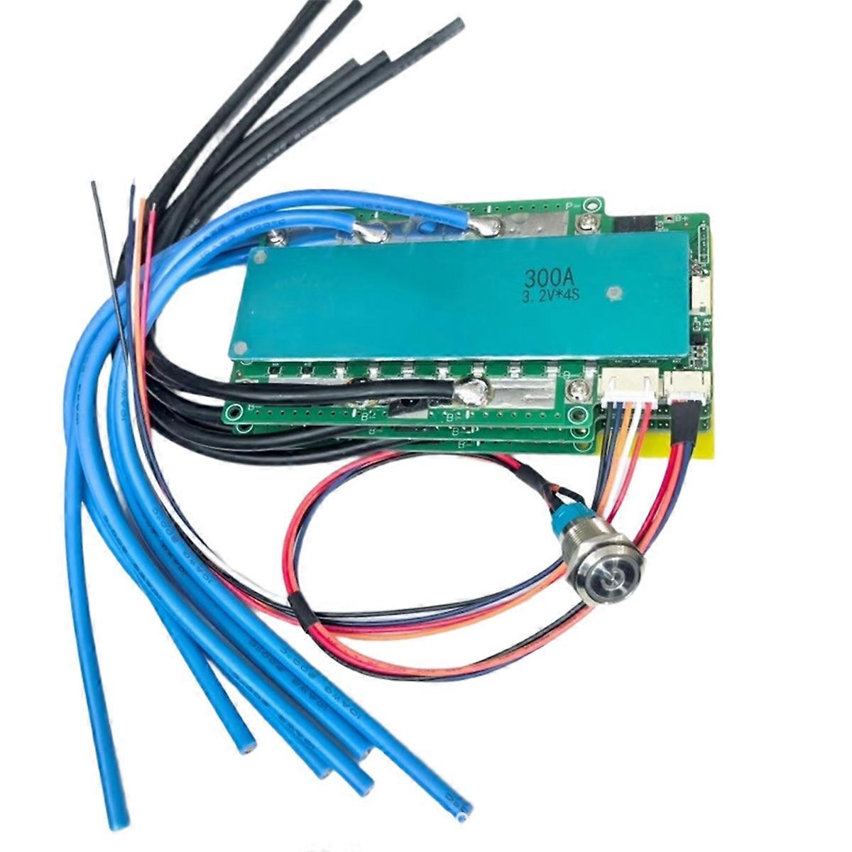 LFP Lifepo4 Battery Protection Board with Switch 4S 12.8V 300A