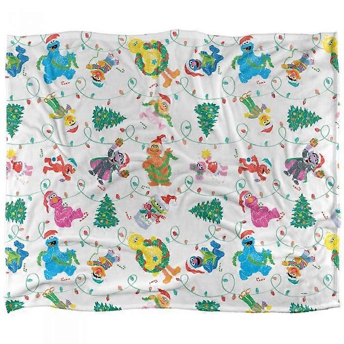 Sesame Street Silky Lights Supersoft Blanket