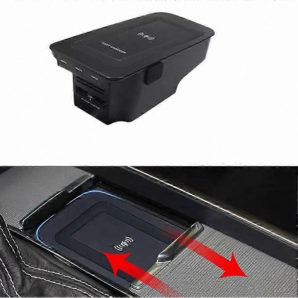 Wireless Charging Pad for Car, Qi 15W Fast Charging Compatible with XC90 S90 V90CC S60 XC60 V60 2015-2022, Inductive Phone Holder