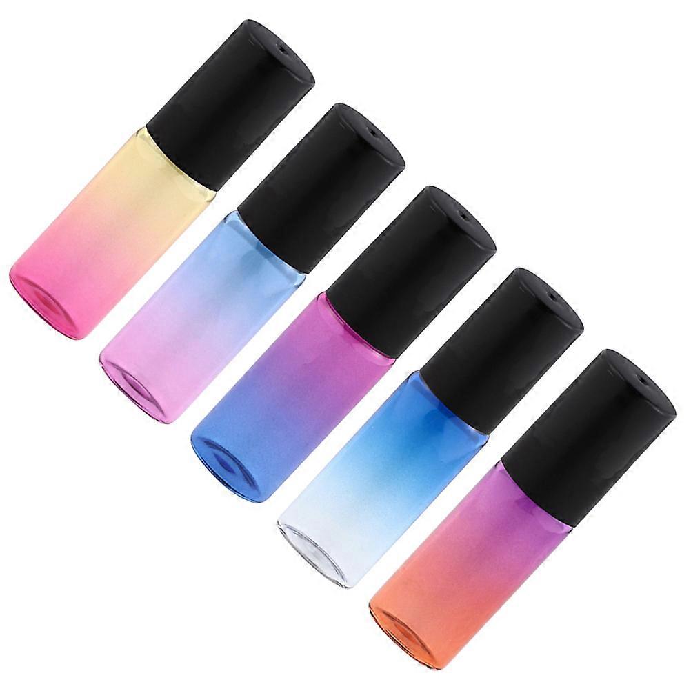 Glass Roller Bottles for Perfume Roll-on Function 5Pcs Set