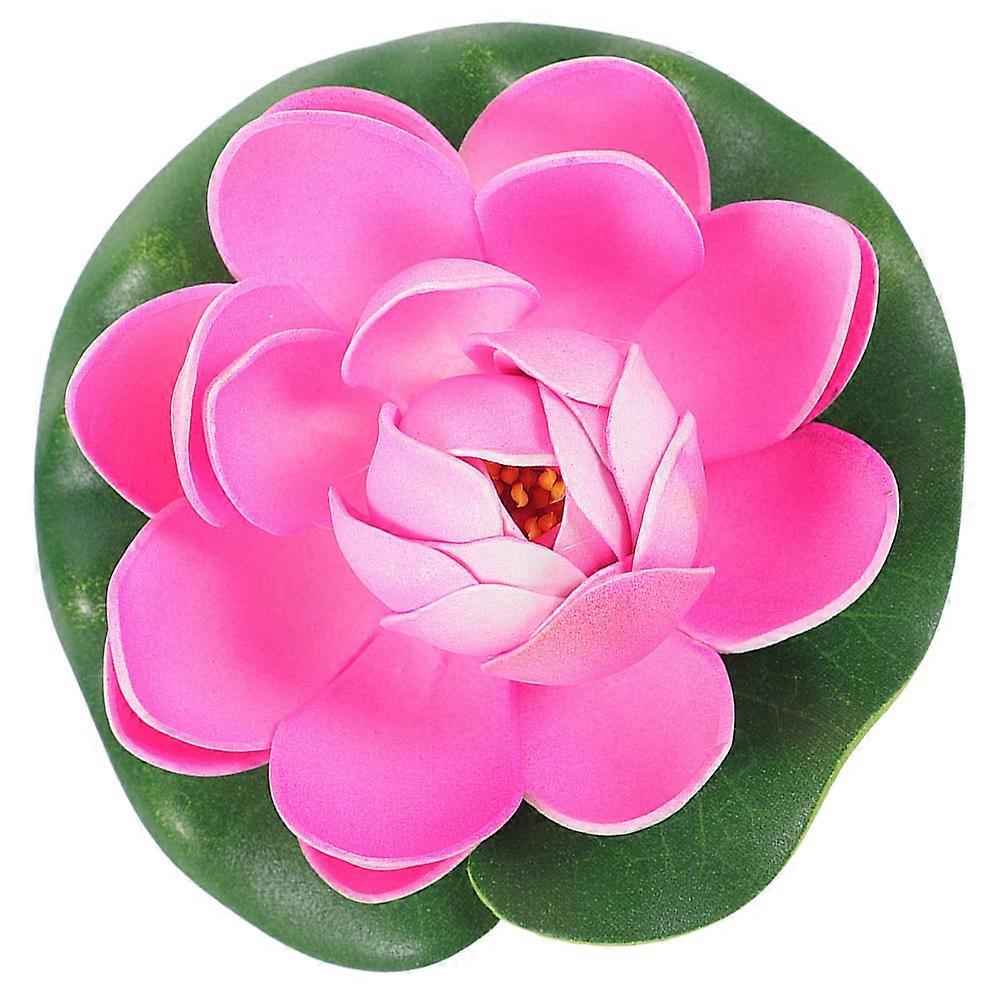 Artificial Floating Lotus Flower Decor Simulation Flower for Decoration 2Pcs