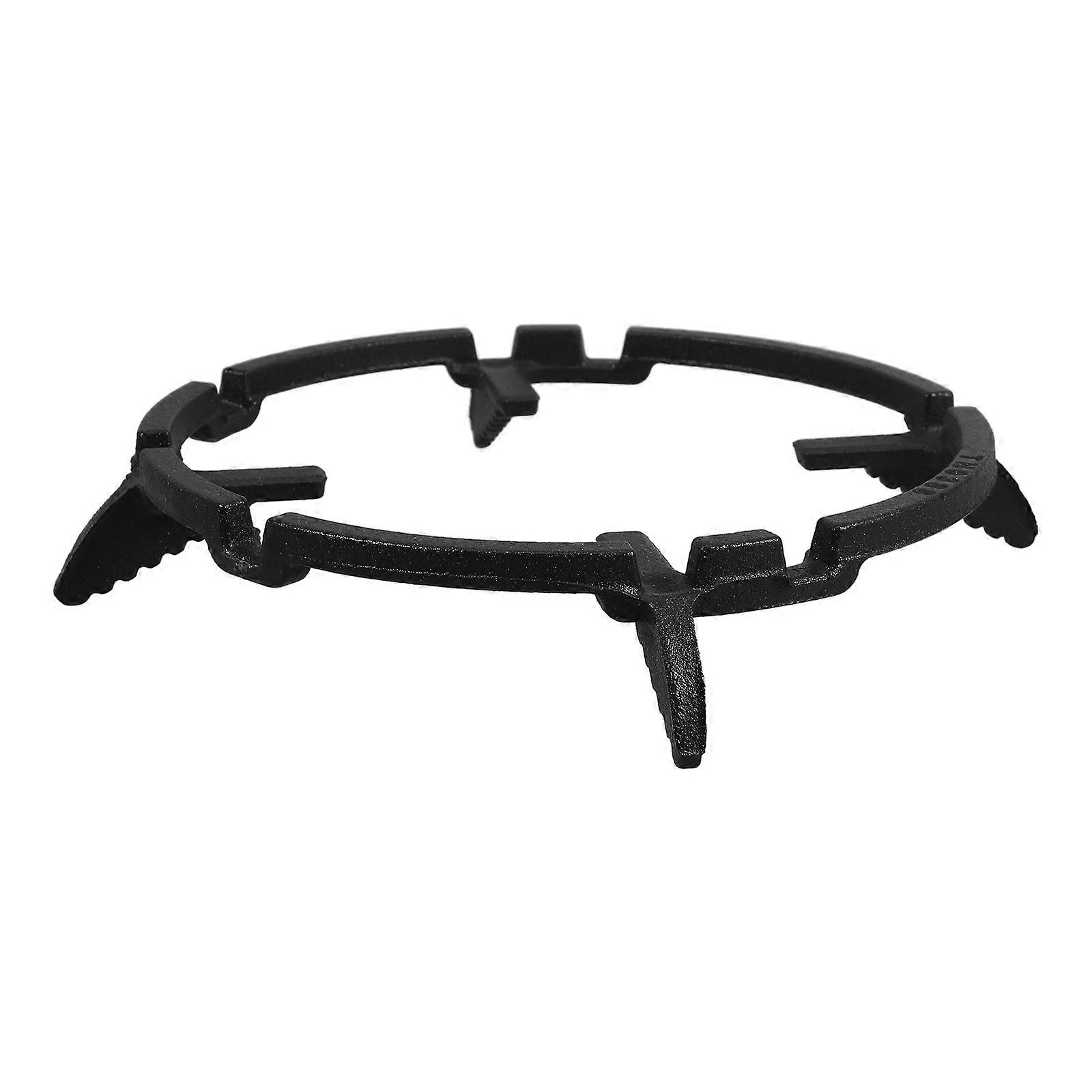 Gas Stove Support Rack 3Pcs Cast Iron Wok For Indoor Kitchen Cooking Enhances Stove Efficiency