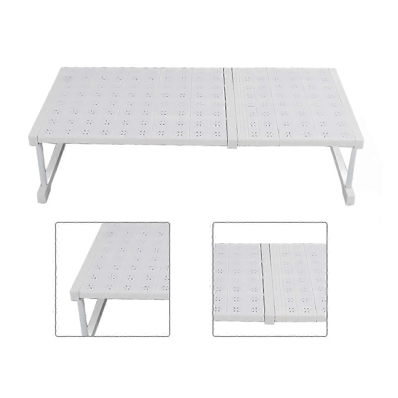 Expandable Closet Shelf Rack 67-88cm, 55kg Load, 42x22cm 2025