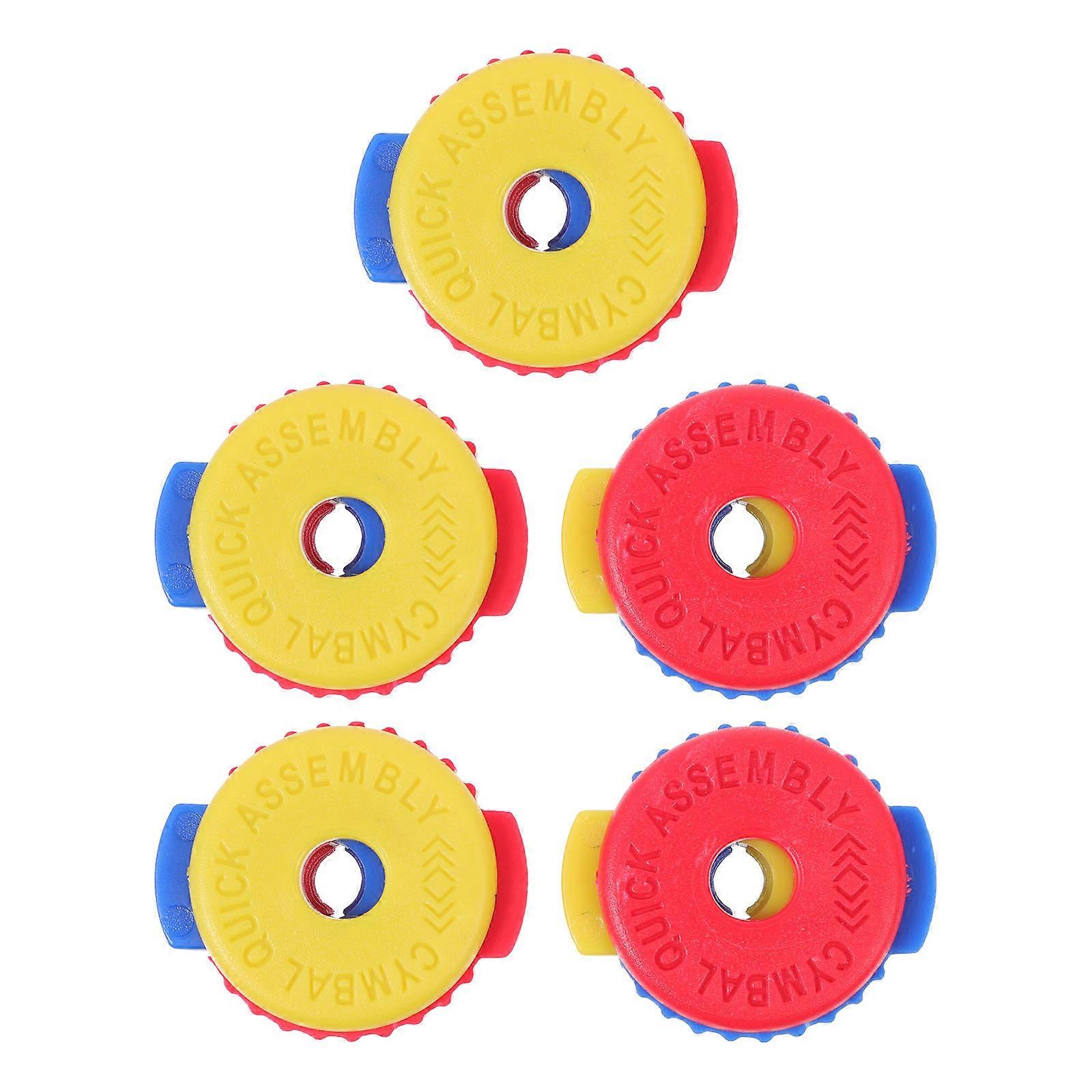 Drum Fixing Accessories Drum Cymbal Quick Release Caps for 35Pcs Assorted Color