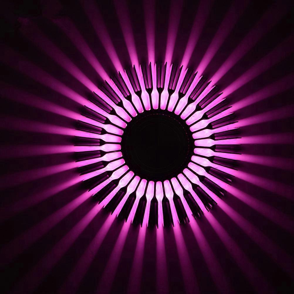 Purple Flower Wall Lamp Fixtures Modern Home Business Owners Bathroom CE Certified 1Pack