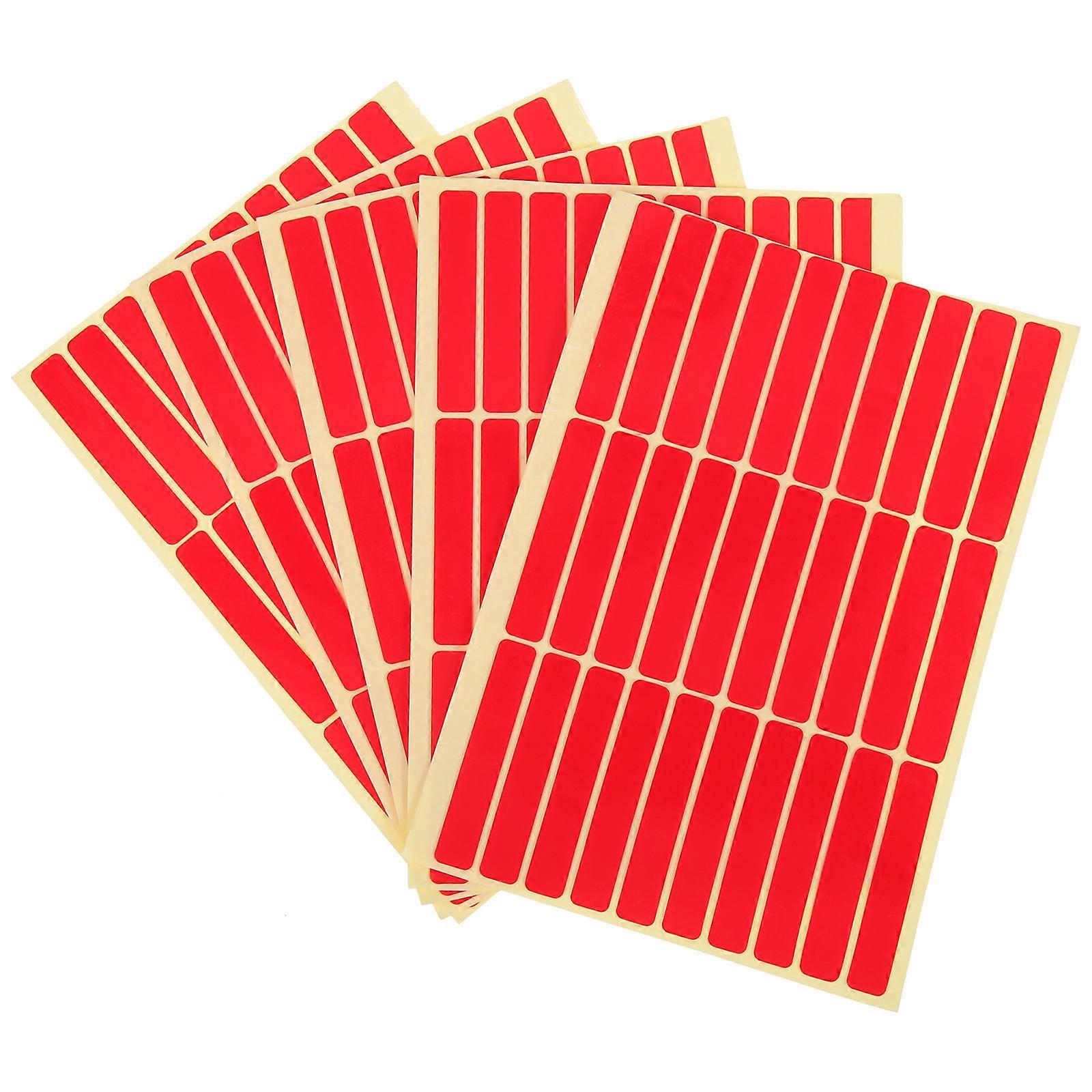 Nail Display Tape Red Acrylic Double Sided Mounting Tape 10 Sheets