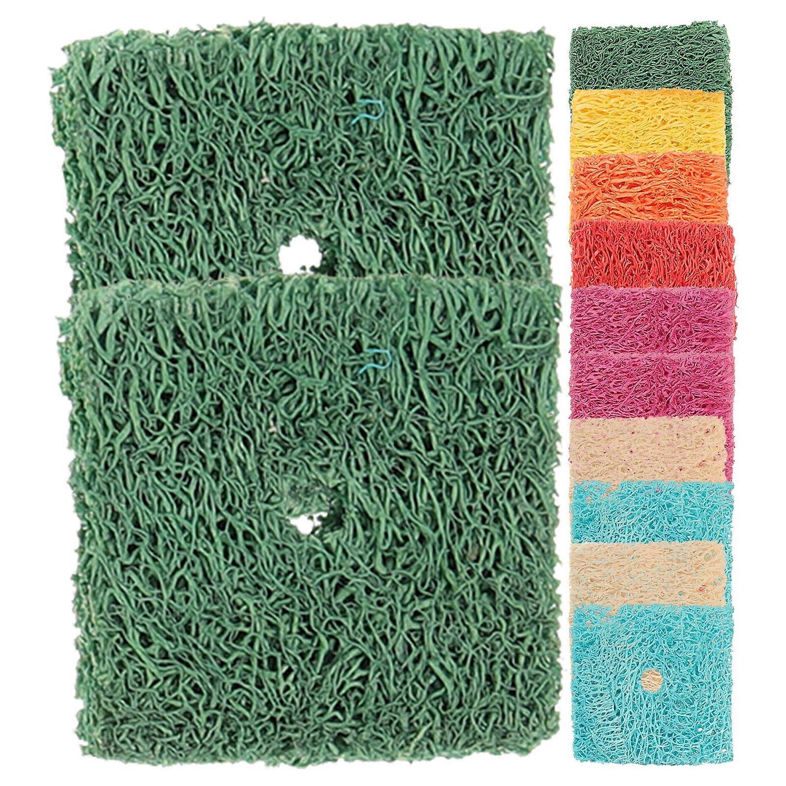 Natural Loofah Chewing Toys for Small Animals 250Pcs Chew Set