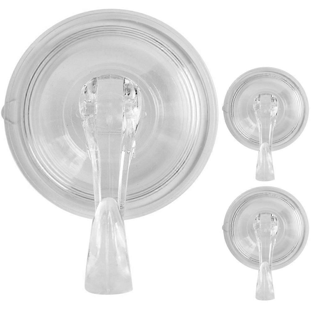 Reusable Suction Hooks 9 Pcs For Bathroom And Kitchen Hanging Lightweight Transparent Hooks For Towel And Utensil Organization 8.9X6.7CM