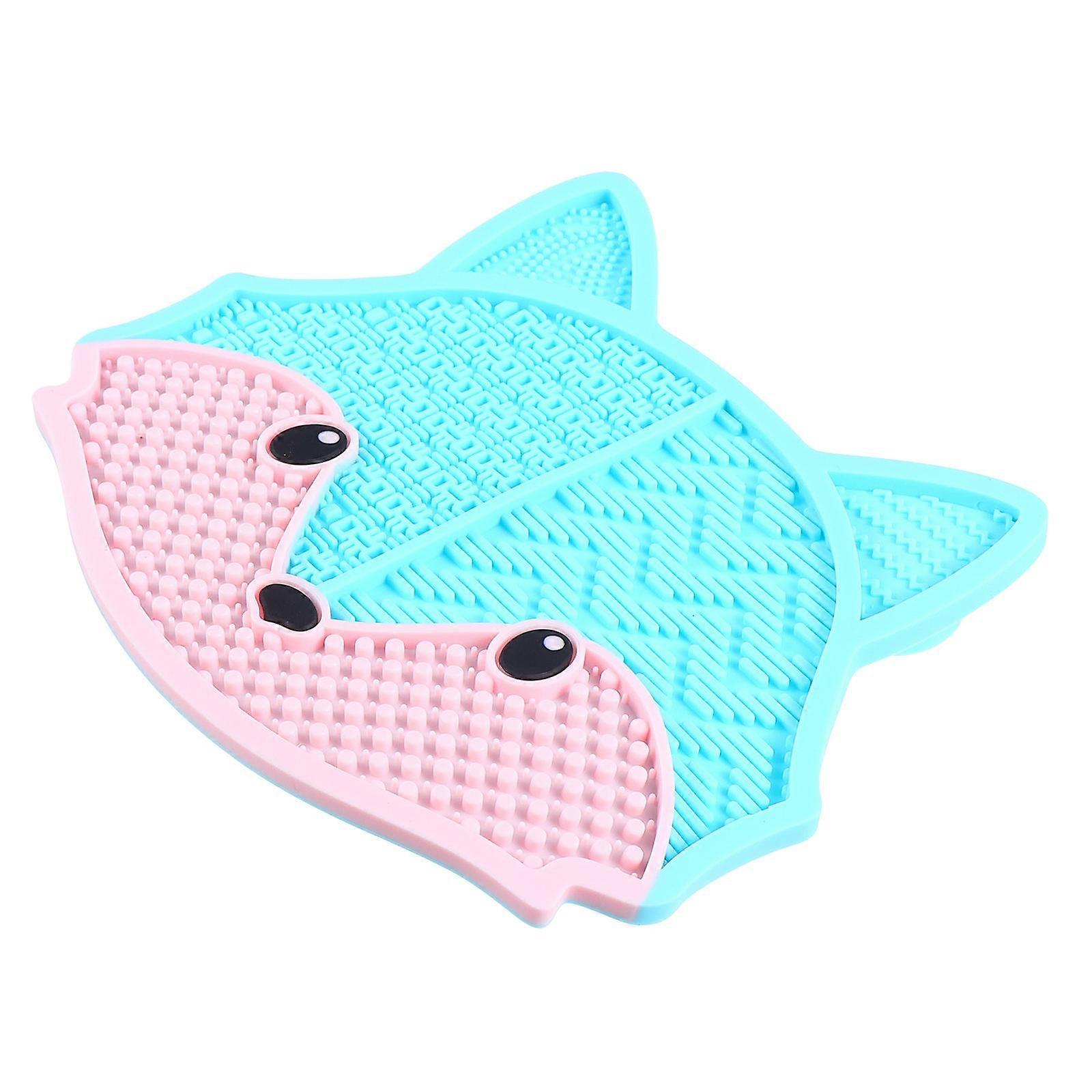 Makeup Brush Cleaning Mat Silicone Tool for Gentle Cleaning 3Pcs Set