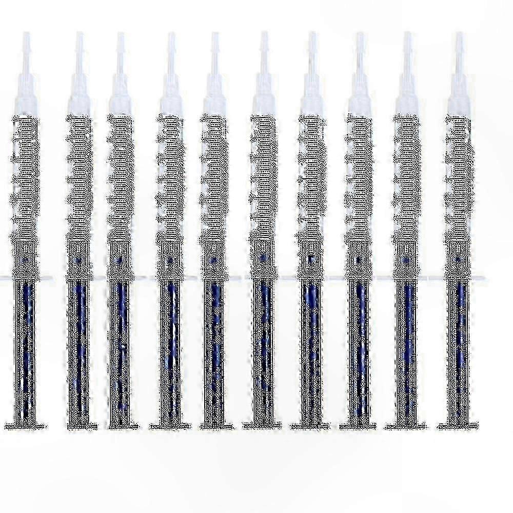 Professional Teeth Whitening Gel Kit 10pcs Multi-Concentration Dental Bleach Solution for Home Use