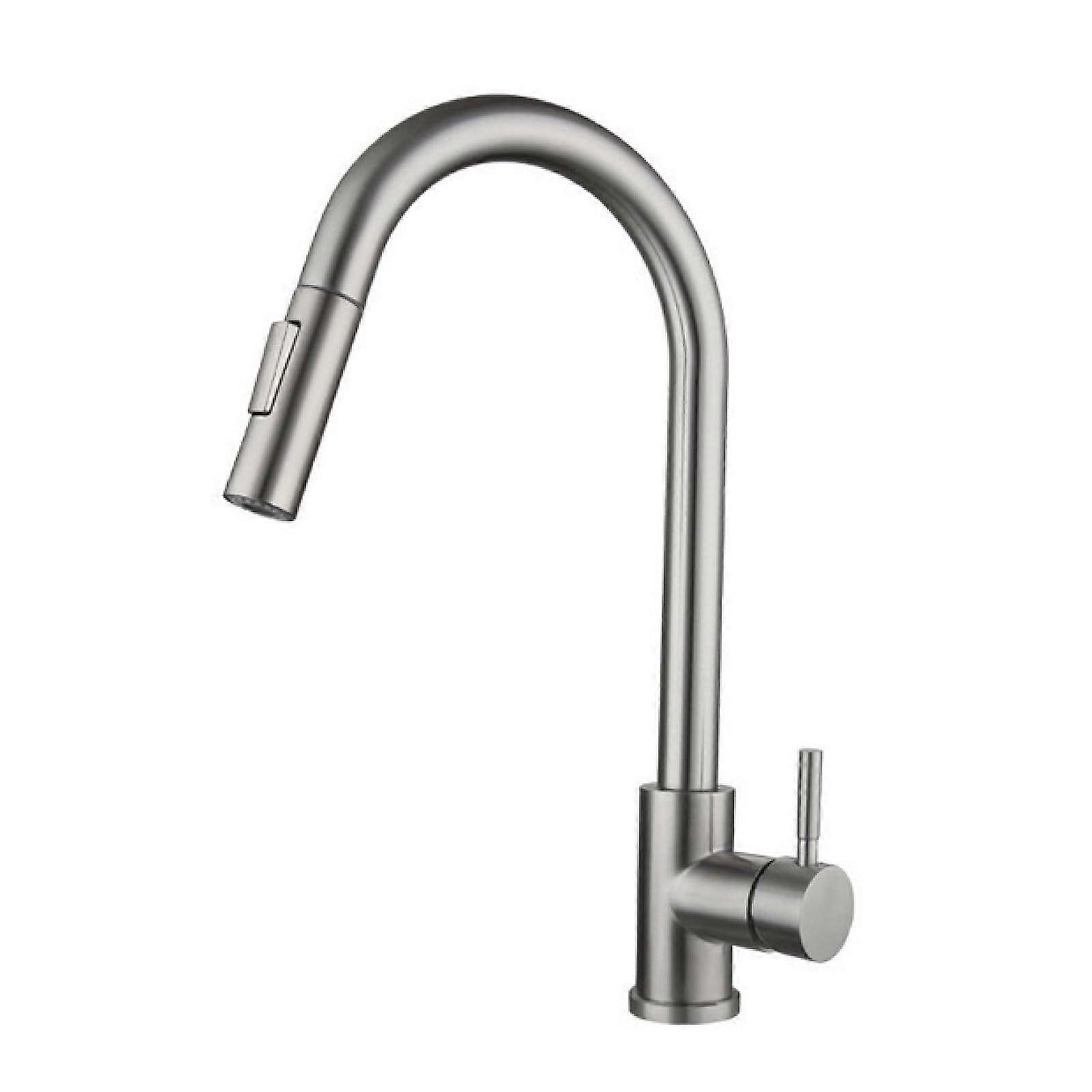 Kitchen PullOut Faucets, Universal Telescopic, Hot And Cold, 3Way PullOut Piping, For Sinks, Basins, Balcony