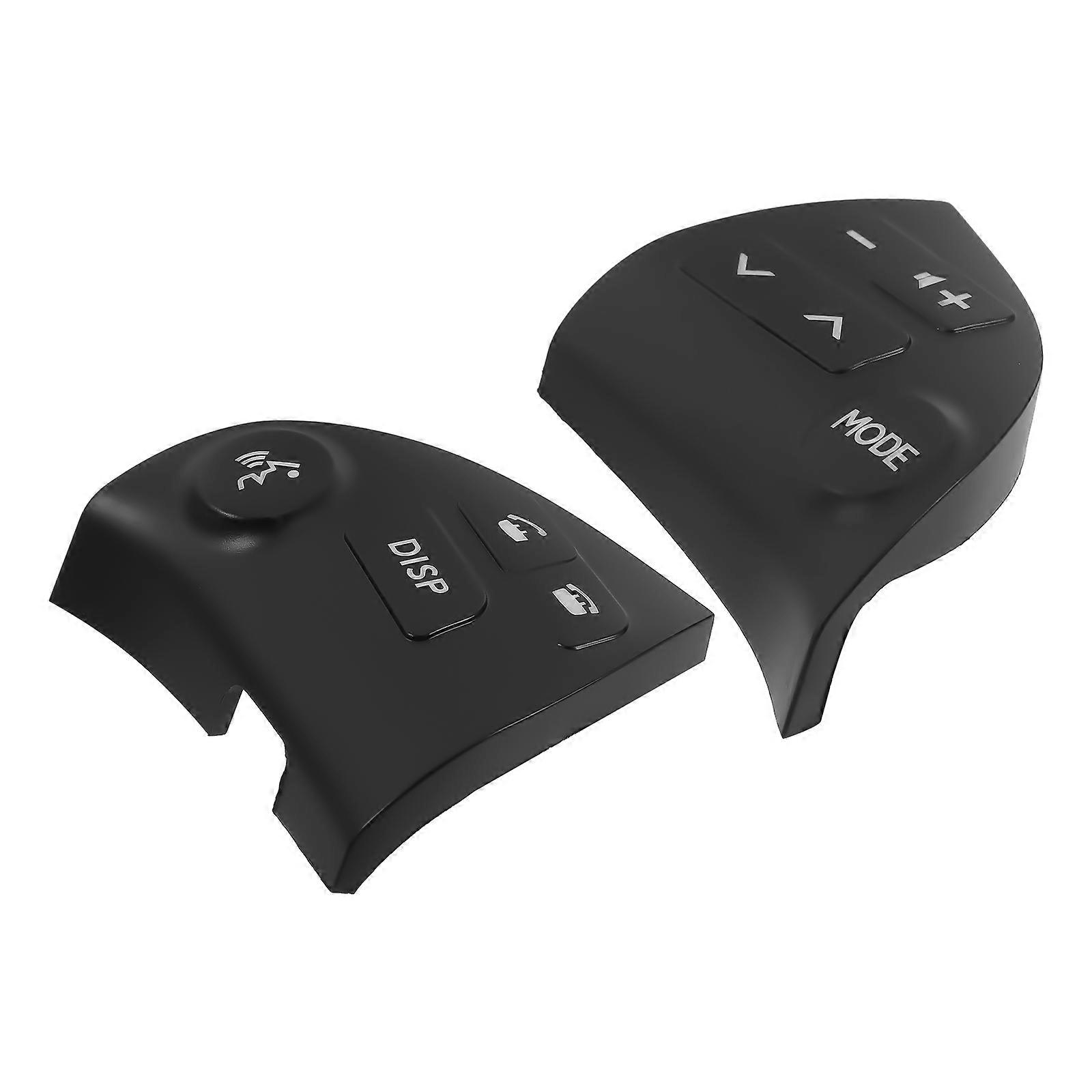 Steering Wheel Buttons Cruise Control Switch Replacement For Car Owners 4 Pairs Black Durable Installation