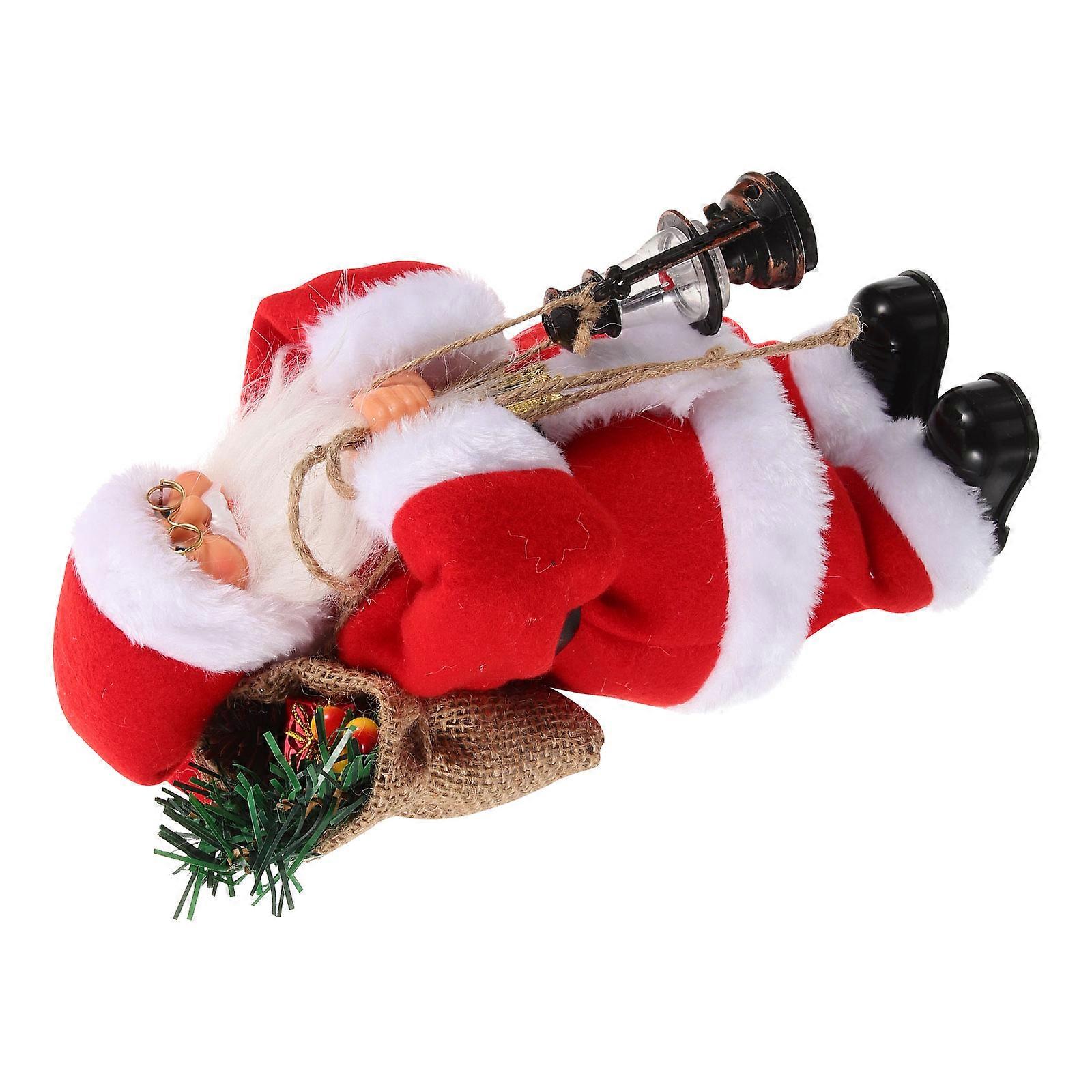 Safe Doll Christmas Santa Claus Toy for Kids 3Pcs Assorted Color Gift