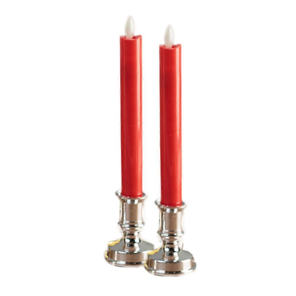 Swing Candle Lamp Electric LED Simulation Candle Light with 3Pairs