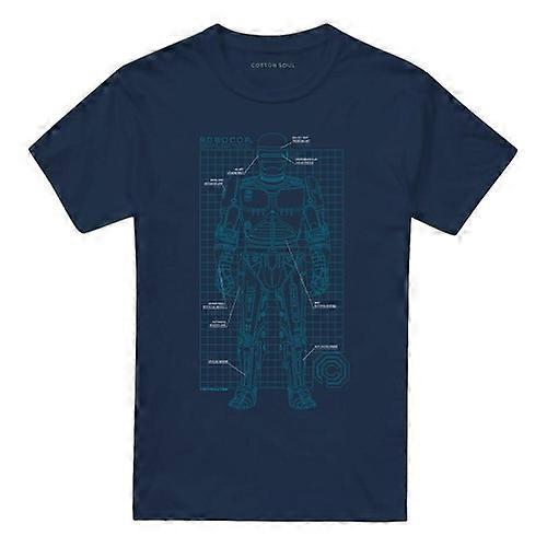 Robocop Unisex Adult Schematic T-Shirt