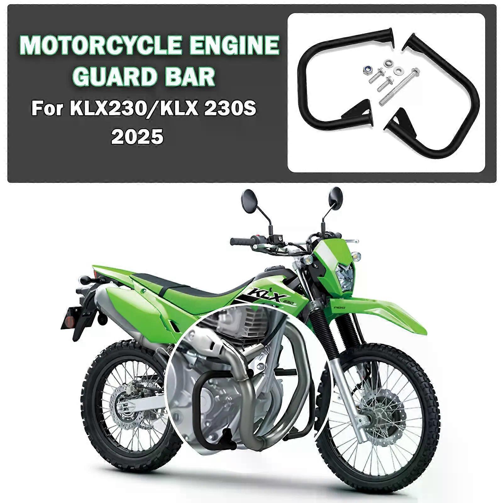 For KLX 230 S 2025 Engine Protetive Guard KLX230 2025 KLX 230S 2025 Motorcycle Crash Bar Bumper Frame Protector