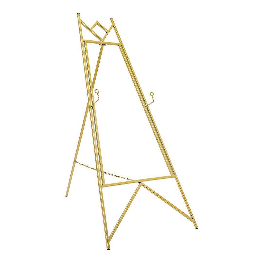 2pcs Golden Easel Stand Adjustable Wedding Display Poster Easel Easel Tripod