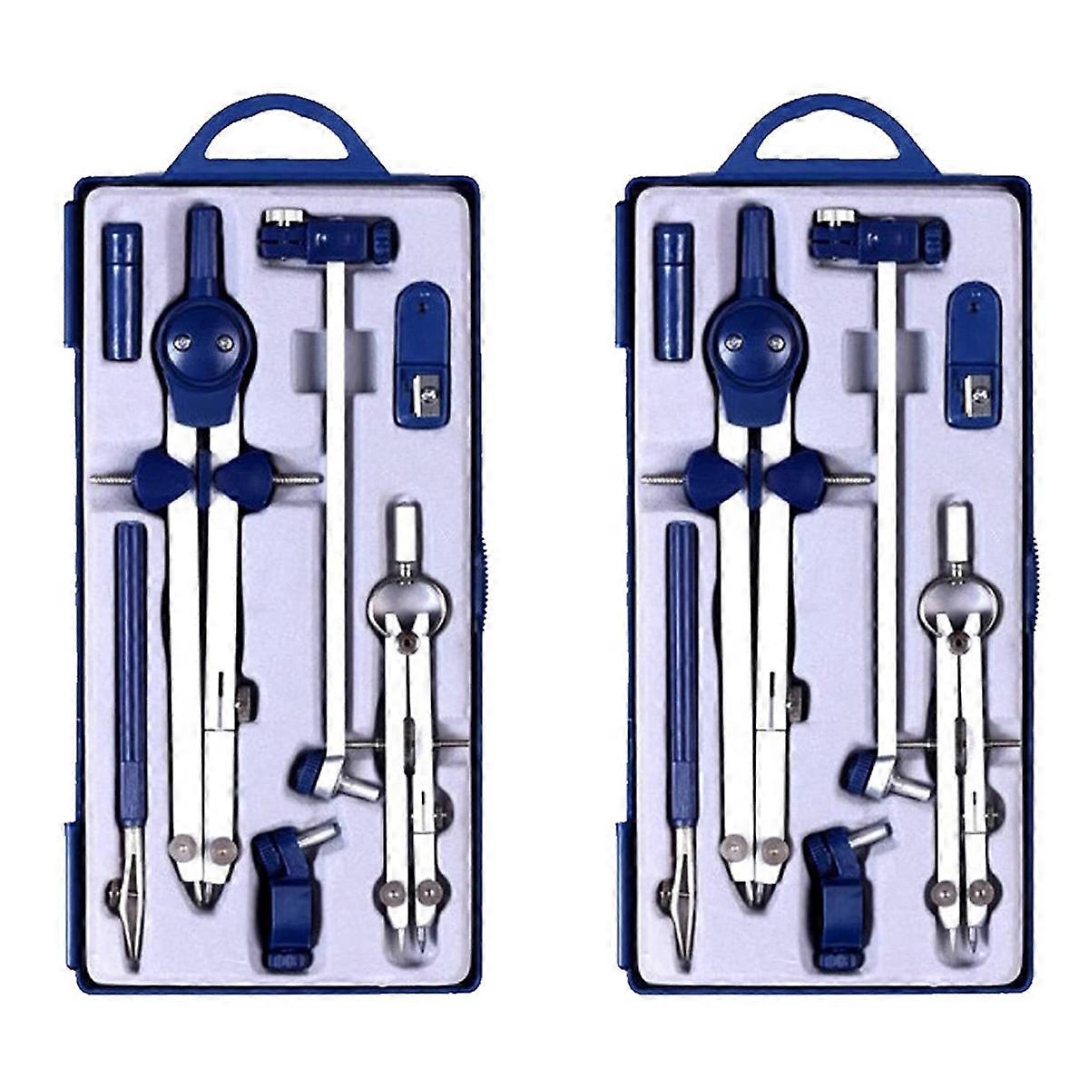 9Pc Drafting Compass for Geometry Set Tool Geometry Drafting, Math