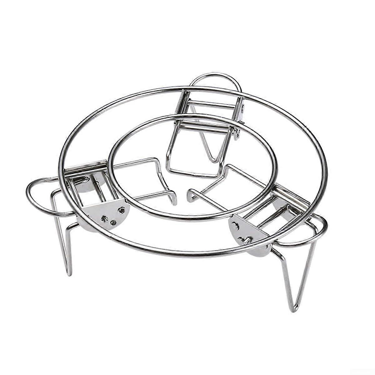 Heavy Duty Cooking Rack Adjustable Design For Steaming Kitchen Adjustable Size Fits Pots And Steamers Durable