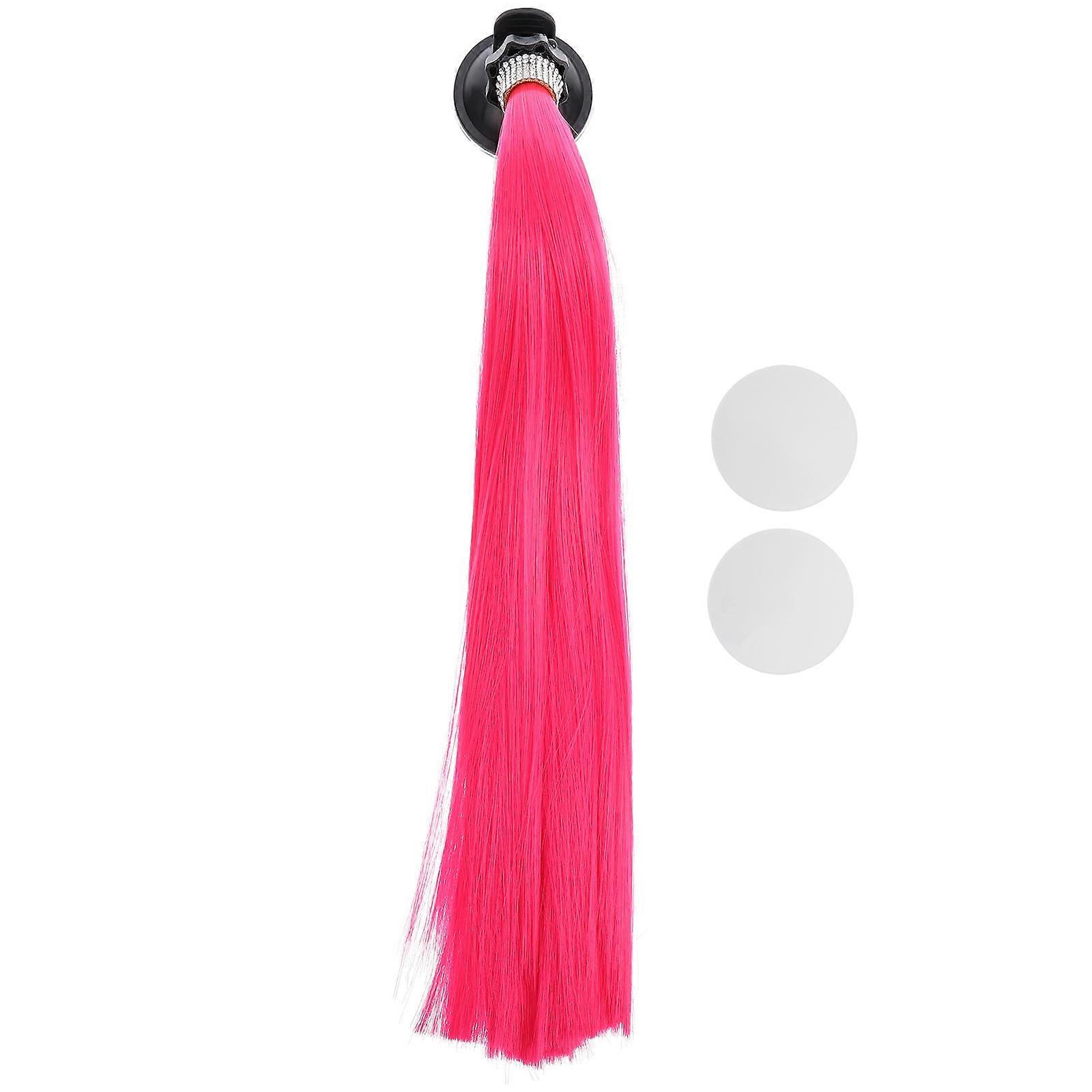 Durable Braid Decoration Motorcycle Accessory Wig Pink