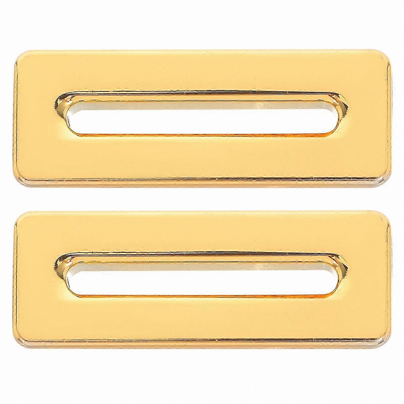 2pcs Zinc Alloy Basin Overflow Trim Rings for Kitchen & Vanity Sinks – Stylish, Versatile Overflow Covers for Bathroom Decor