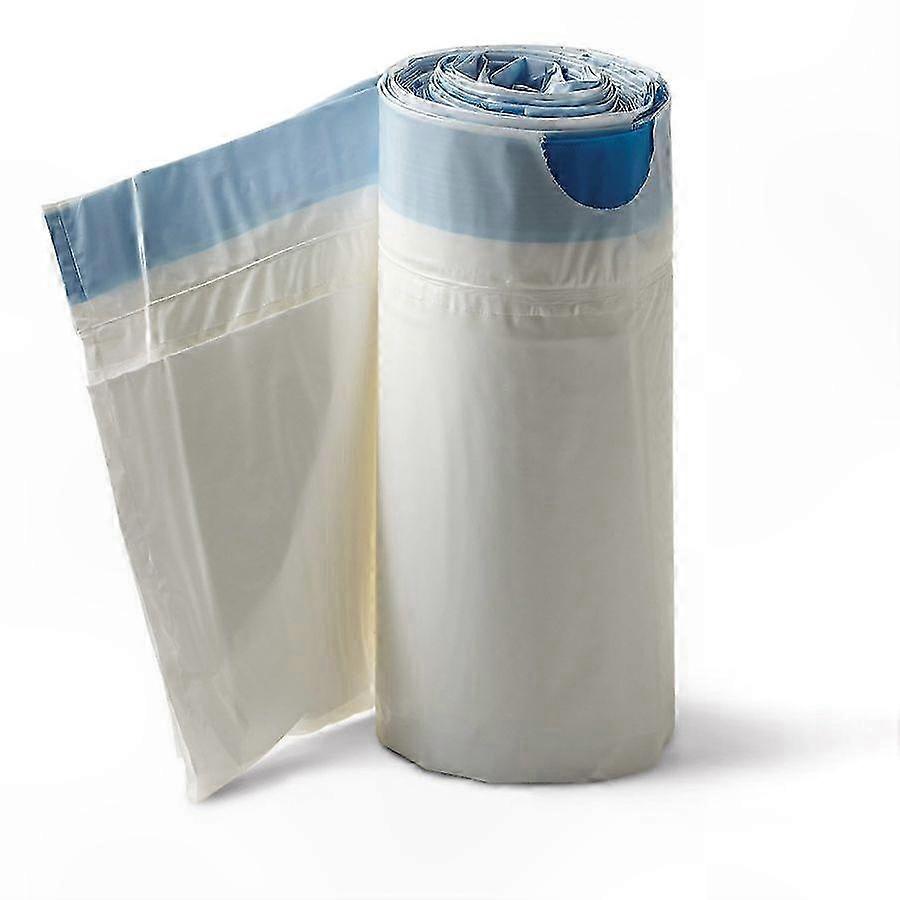 50-Pack Portable Toilet Liners with Drawstring for Commode Use