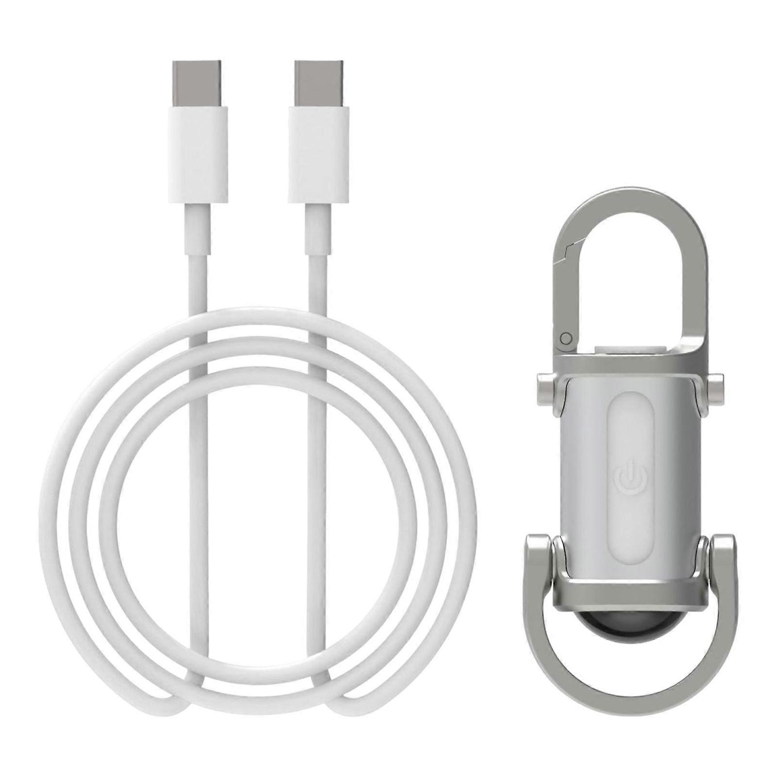 Jikaixiang Rechargeable LED Flashlight High Brightness 3 Lighting Modes Waterproof Compact Portable Keychain Flashlight Mini Torch