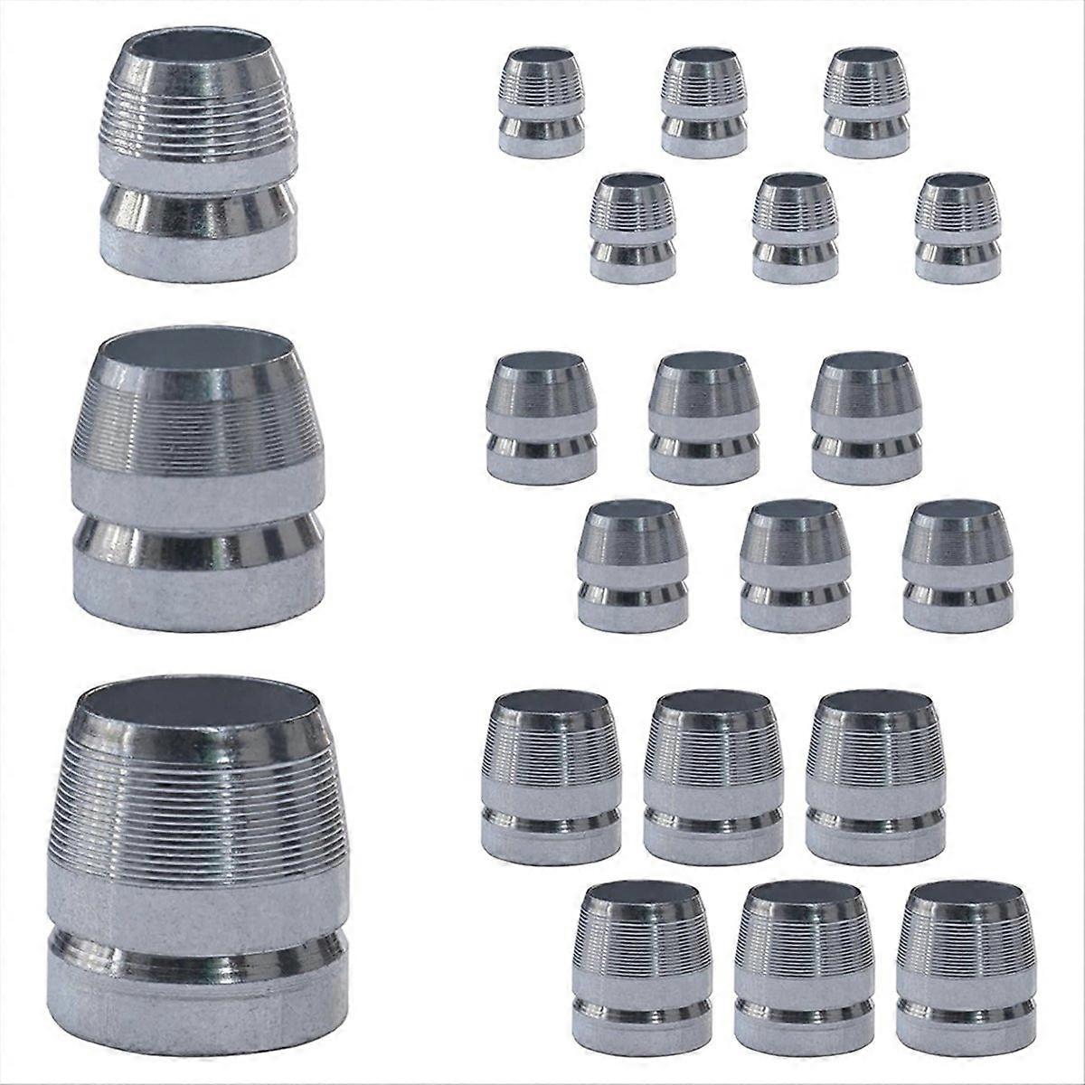 21 PCS Round -Handle Wedge Safety Handle Metal Wedge Hammer Handle Wedges Steel Wedge Kit (0.31/0.39/0.47 Inch)