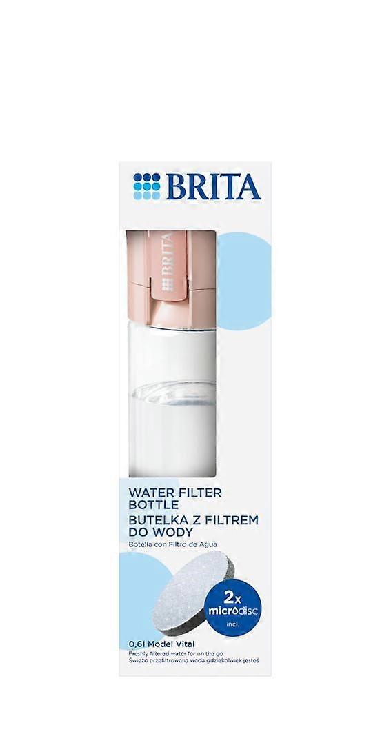 Botella de filtro Brita Vital Peach de 2 discos