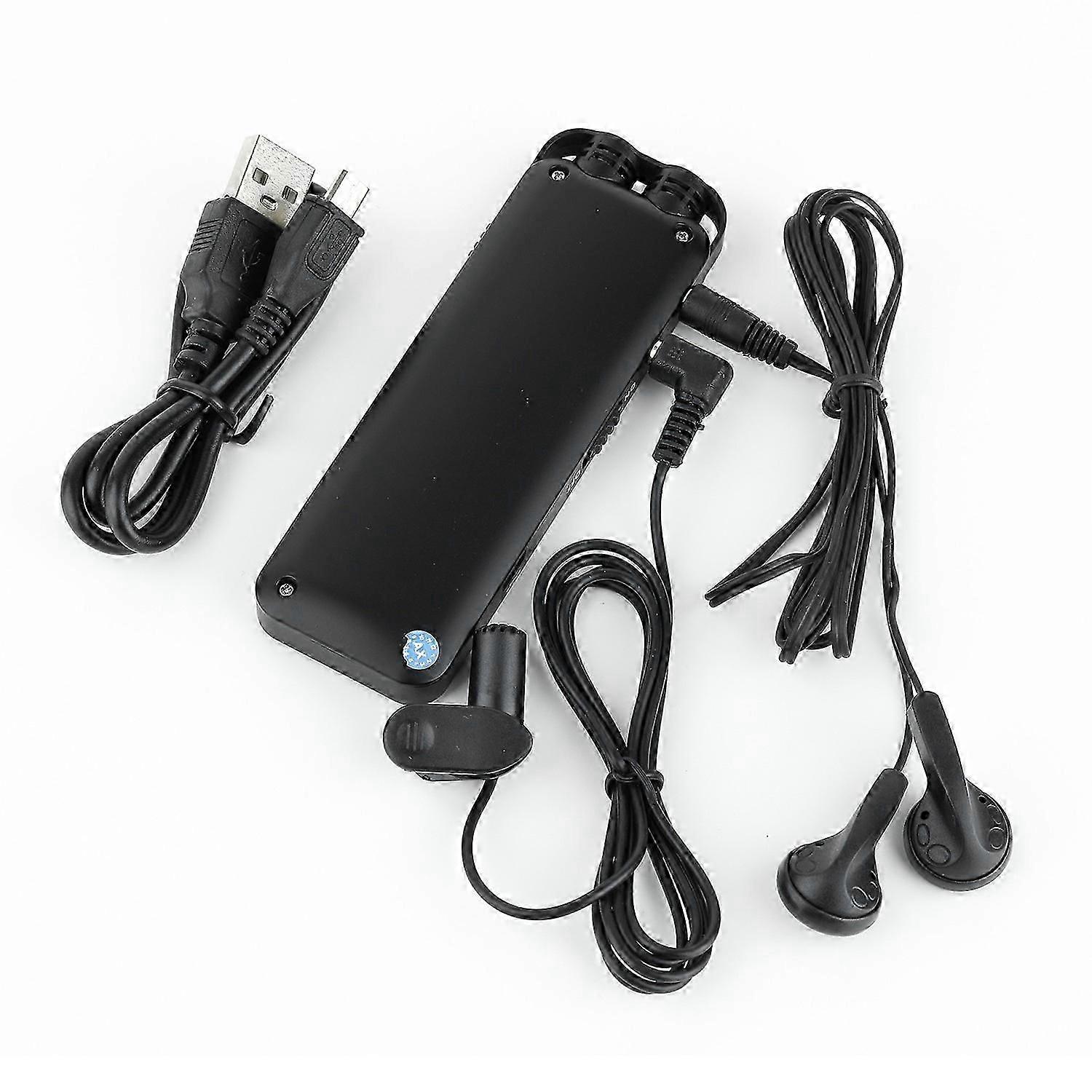 16GB Voice Recorder Intelligent Noise Reduction Recorder Device with LED Screen Built In Condenser M