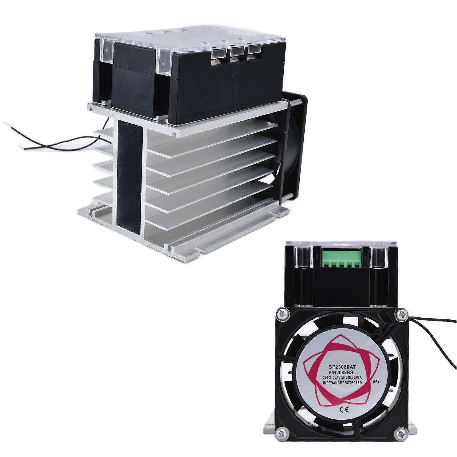Solid State Voltage Regulator Thyristor 3 Phase Temperature Dimming Control Equipment 380VAC(TSR-10WA-S With Radiator)