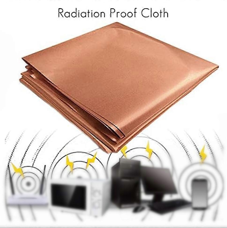 Copper Fabric Blocking Rfid/rf, Reduce Emf/emi Protection Conductive Fabric For Smart Meters Prevent From Radiation-1 meters