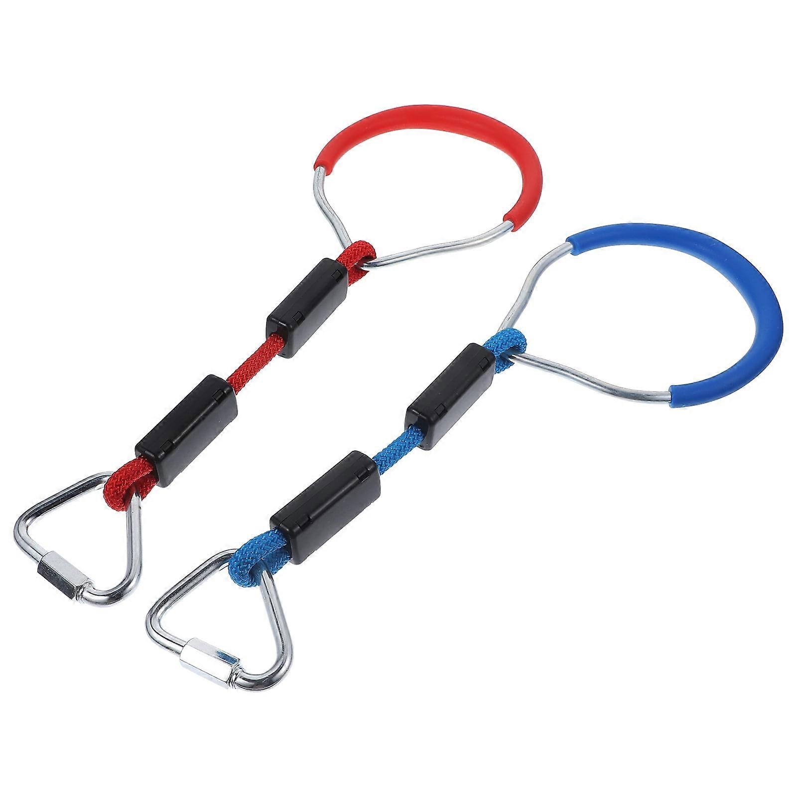 2pcs Fitness Handles Pull Up Exercise Hanging Rings Workout Training Handles