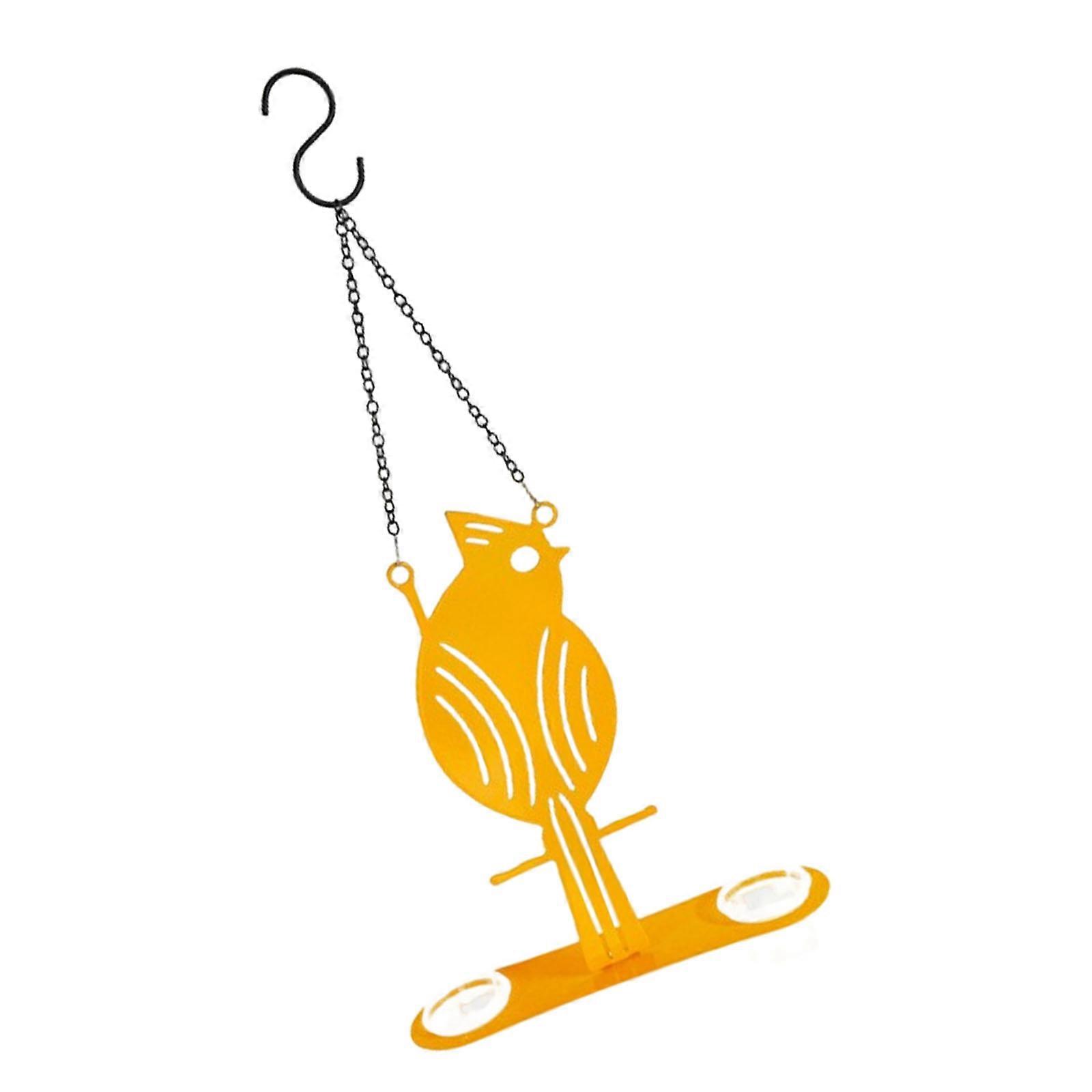 Outdoor Bird Feeder Cup with Perch Spacious Design for Multiple Bird Species Attraction Multicolor