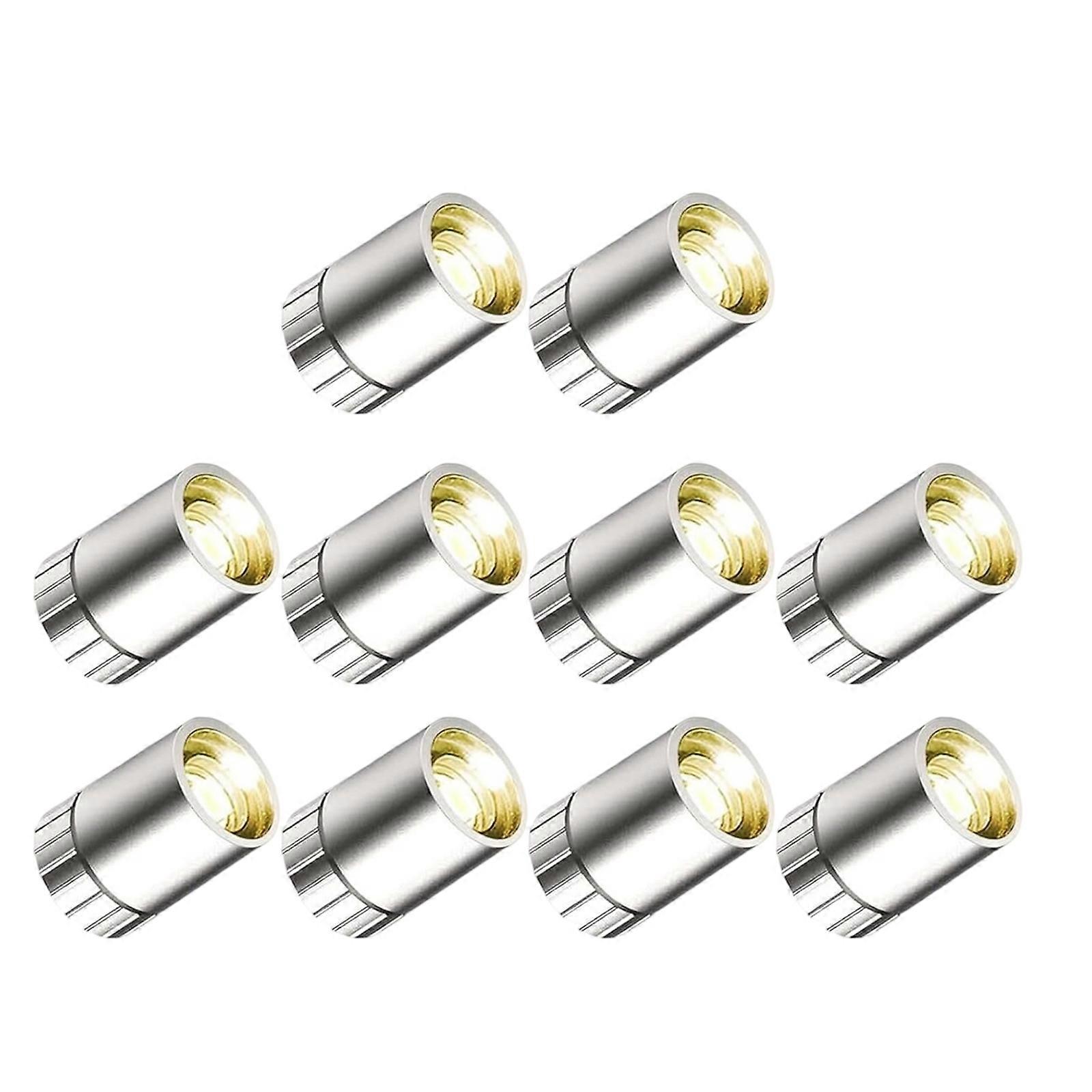 10pcs/Set Miniature LED Light Set For Creative Handmade Building Block Toy Accessories Battery Operated Warm/White  Yellow