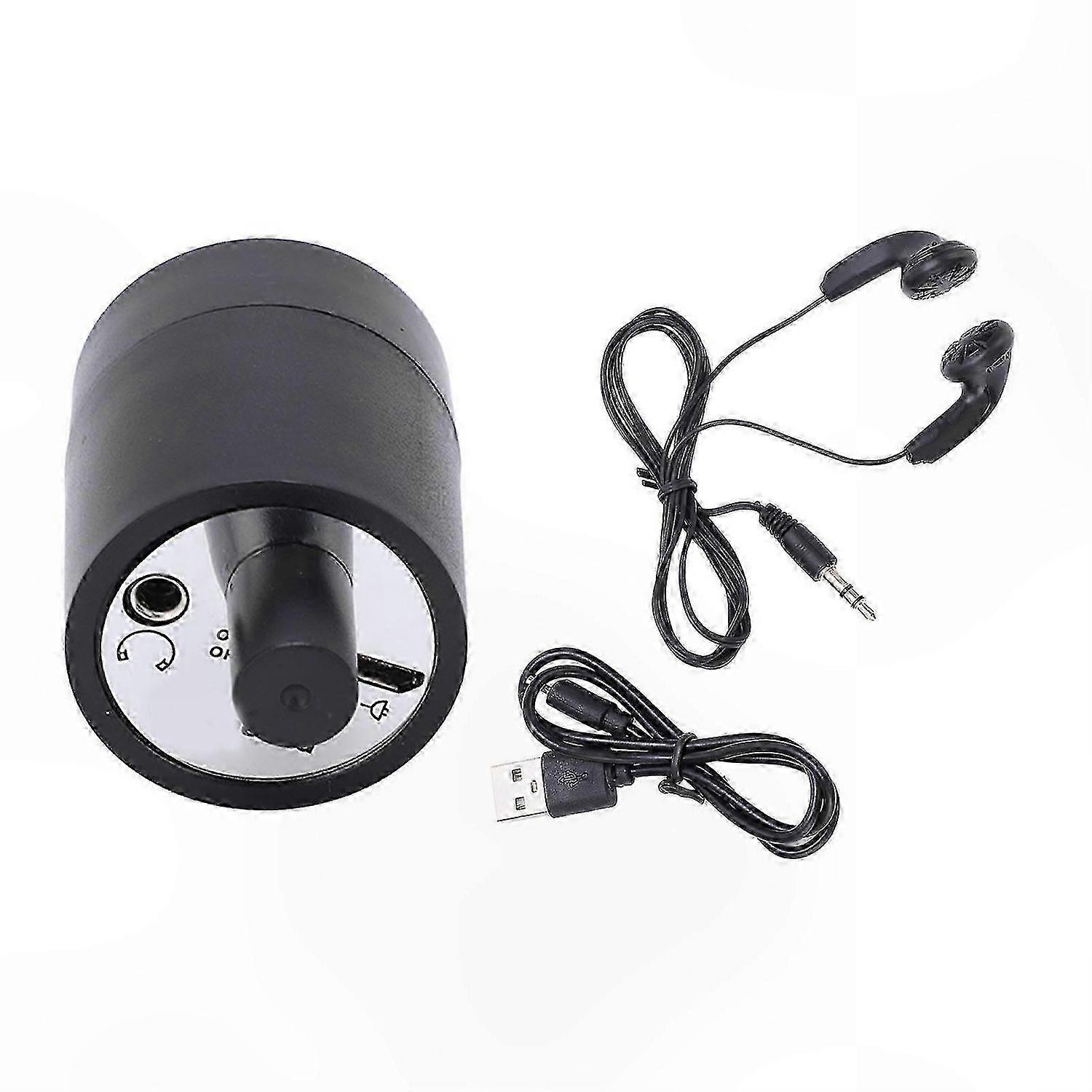 High Precision Sound Amplifier for Wall Listening with Earphone, Ideal for Leak Detection in Water and Gas Systems