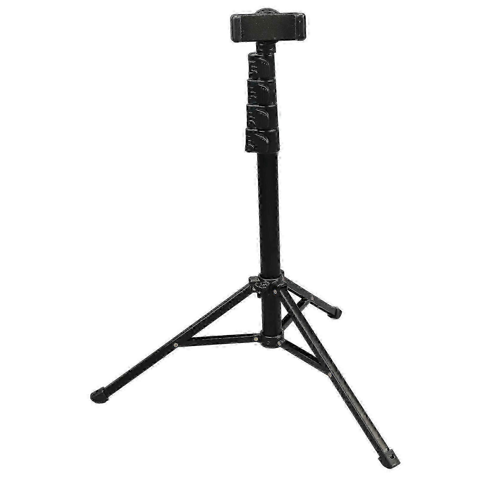 携帯電話カメラ三脚64インチポータブルビデオ録画マウントスタンド、リモコンと電話ホルダー付き