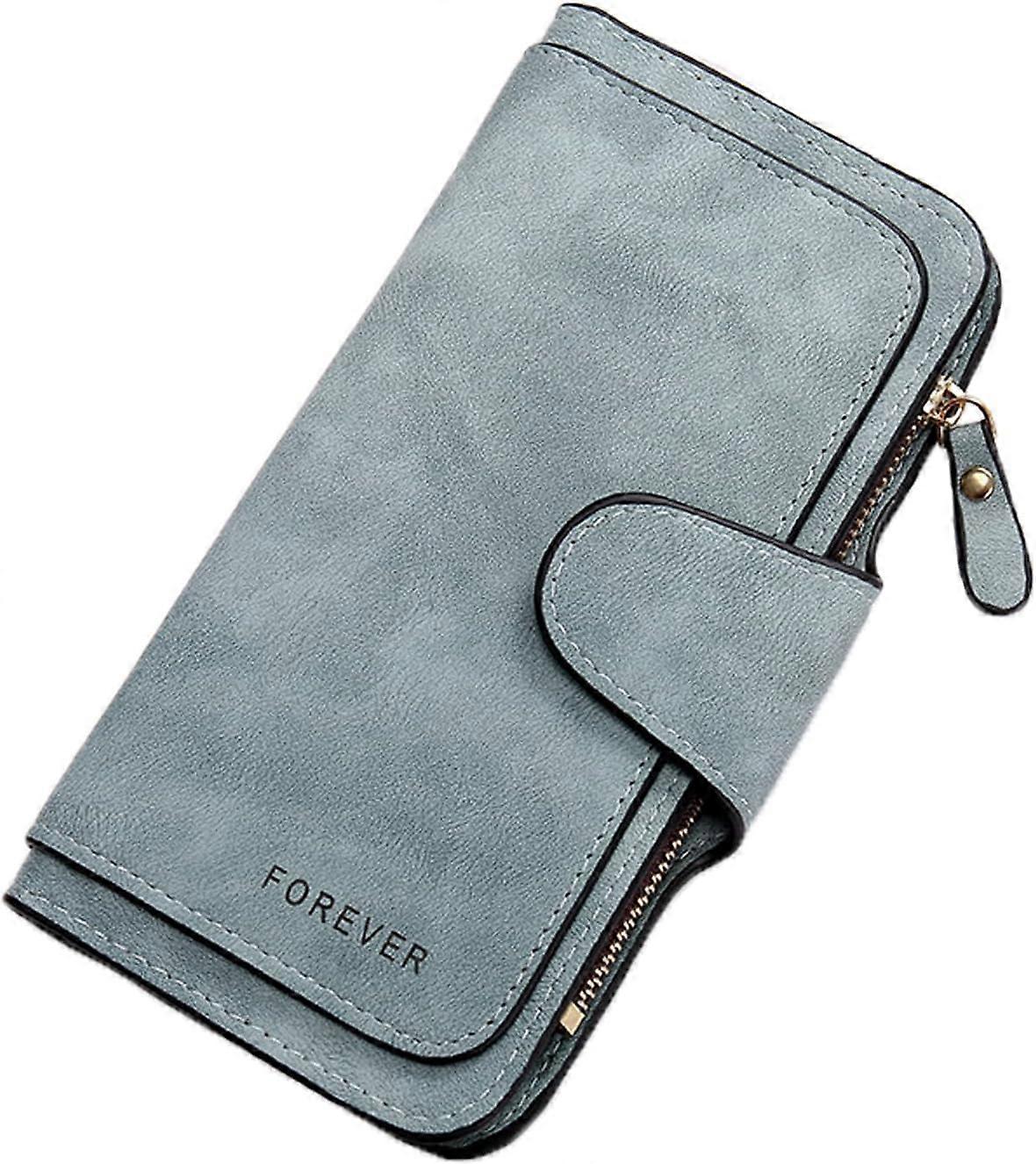 Women's Long Leather Wallet, RFID Blocking, PU Long Leather Wallet